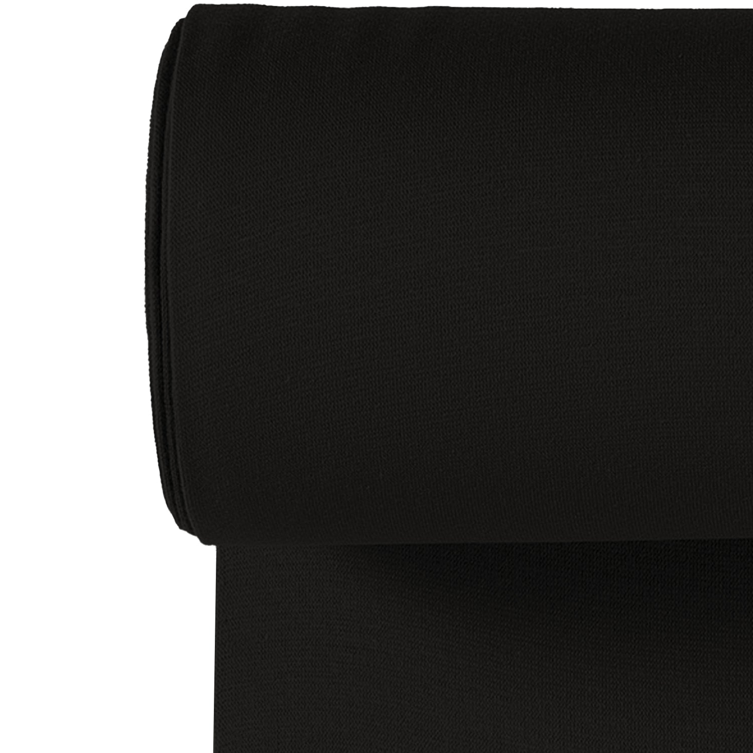 Bündchen - Schwarz *Schlauchware* *ab 10 cm* - Paul & Clara