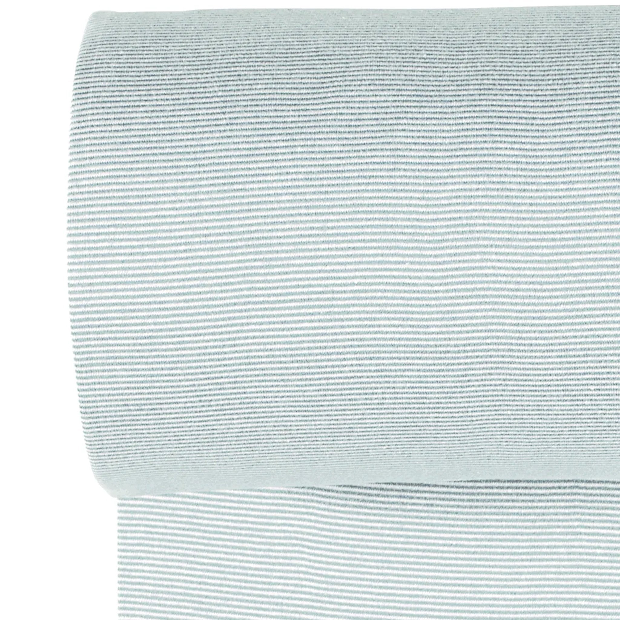 Bündchen - Streifen Mint/Weiß *Schlauchware* *AB 10 CM* - Paul & Clara