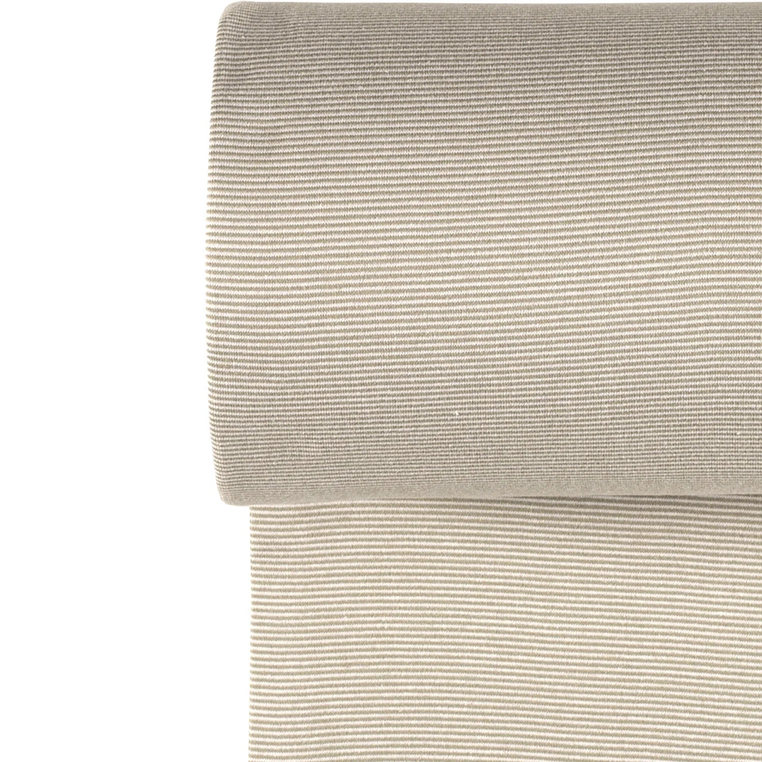 Bündchen - Streifen Salbei/Weiß *Schlauchware* *AB 10 CM* - Paul & Clara