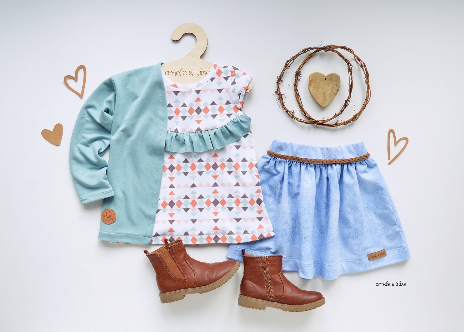 denimlove - Jeans Hellblau *Bio - Sommersweat* - Paul & Clara