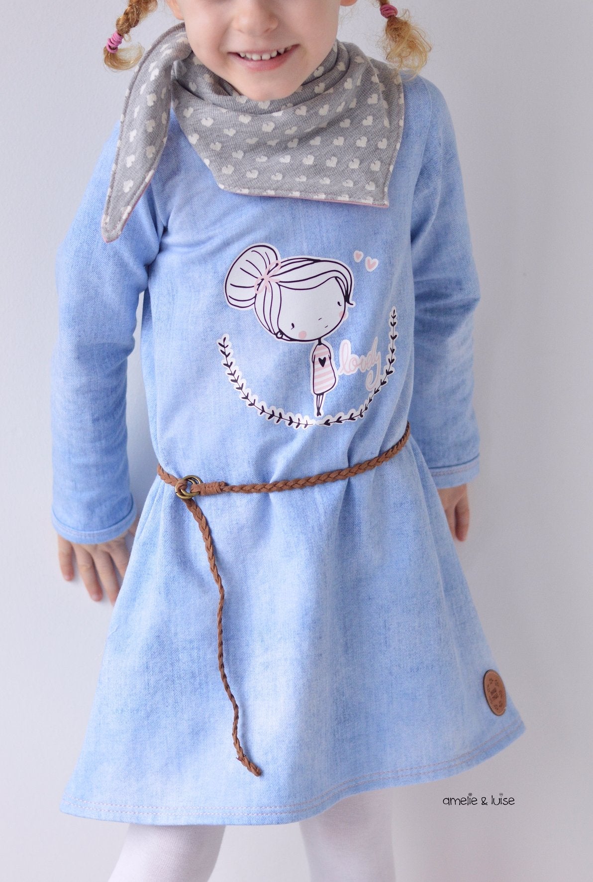 denimlove - Jeans Hellblau *Bio - Sommersweat* - Paul & Clara