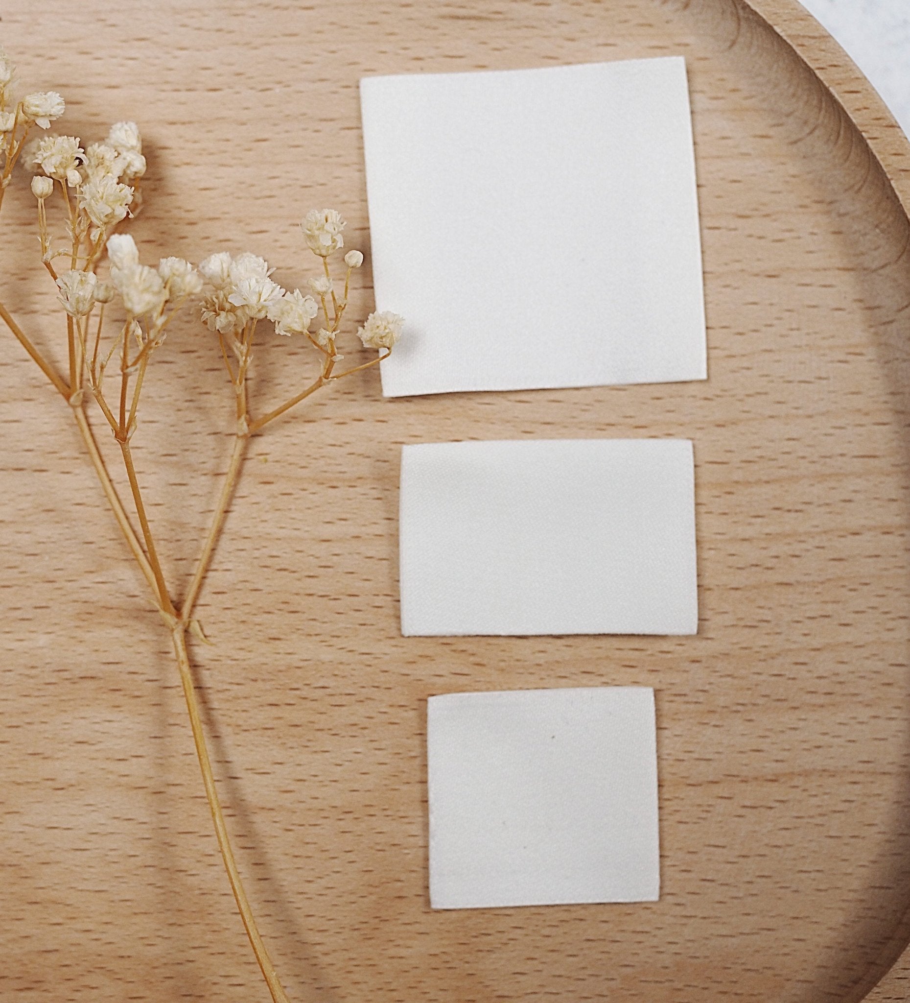 DIY Weblabel Blanko - SET - 3er Pack - Paul & Clara