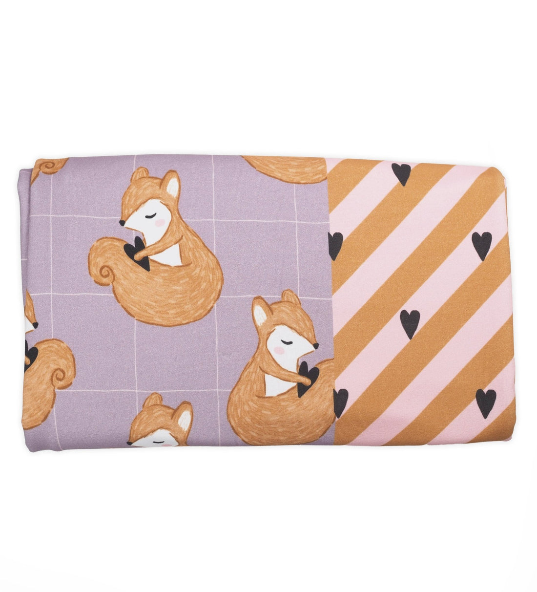 Emmi Eichhörnchen - Lila *Sommersweat* (80 cm Stücke!) - Paul & Clara