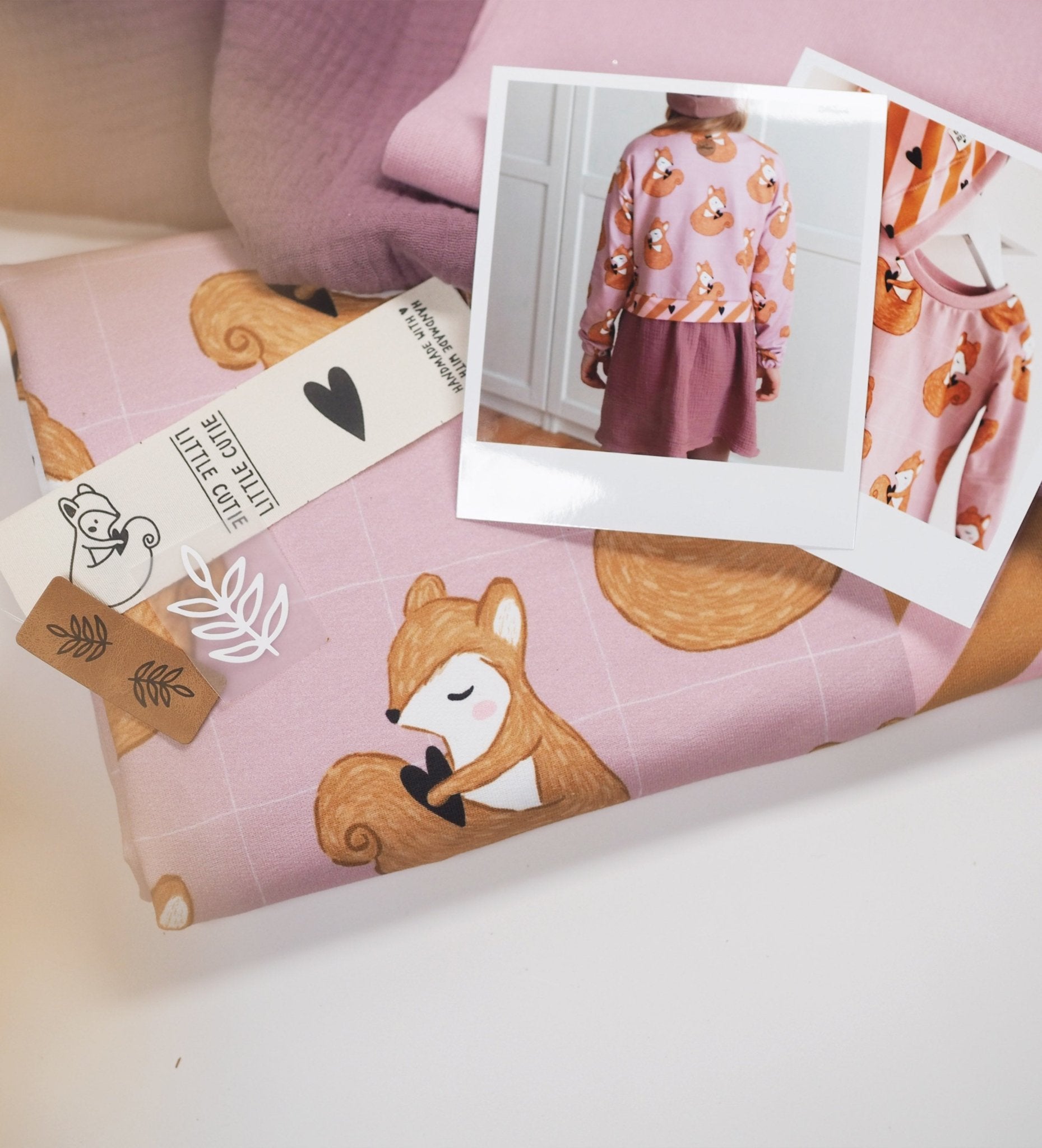 Emmi Eichhörnchen - Mauve *Sommersweat* - Paul & Clara