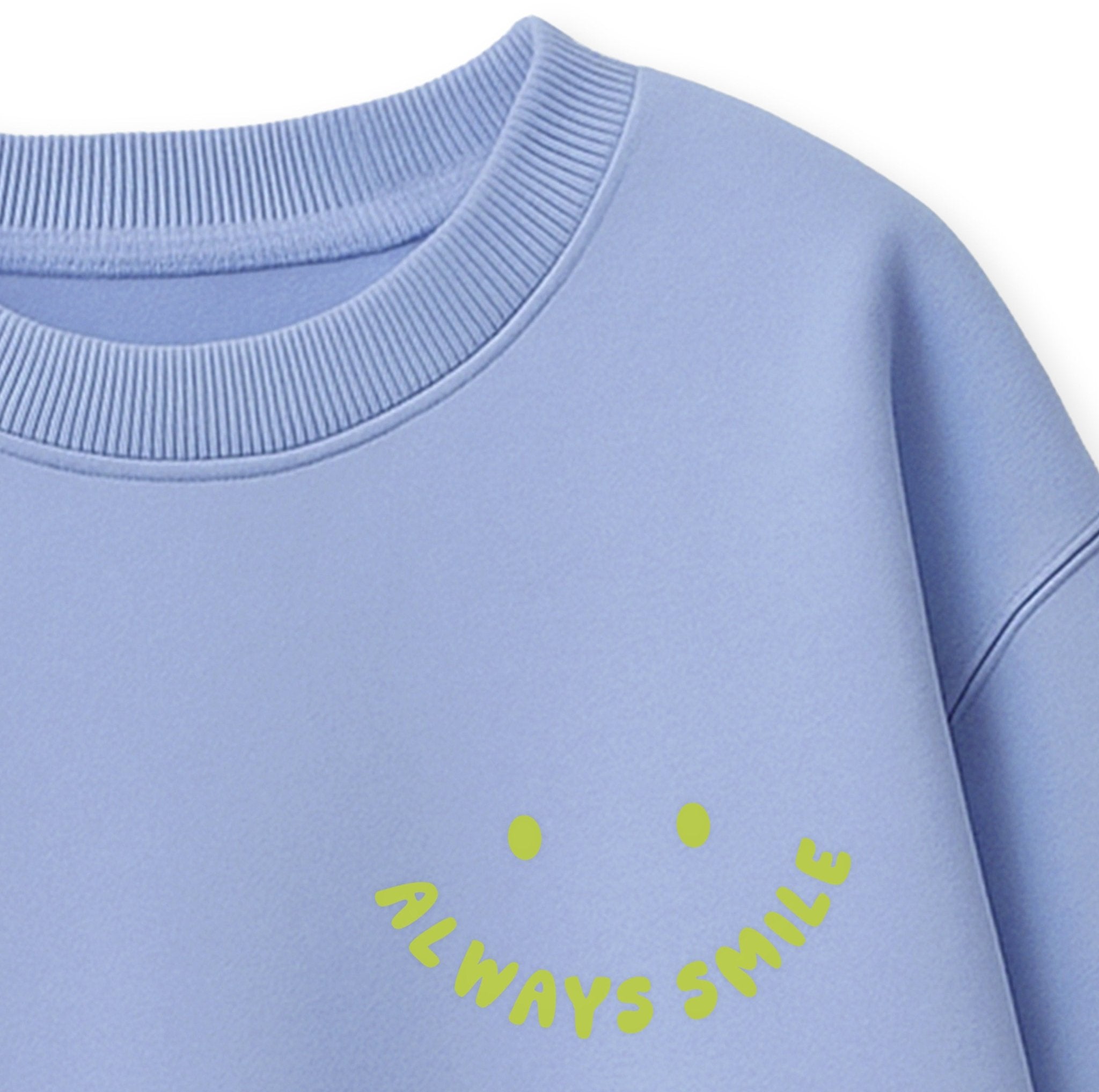 Flock - Patch - always smile *iron - on* - Paul & Clara