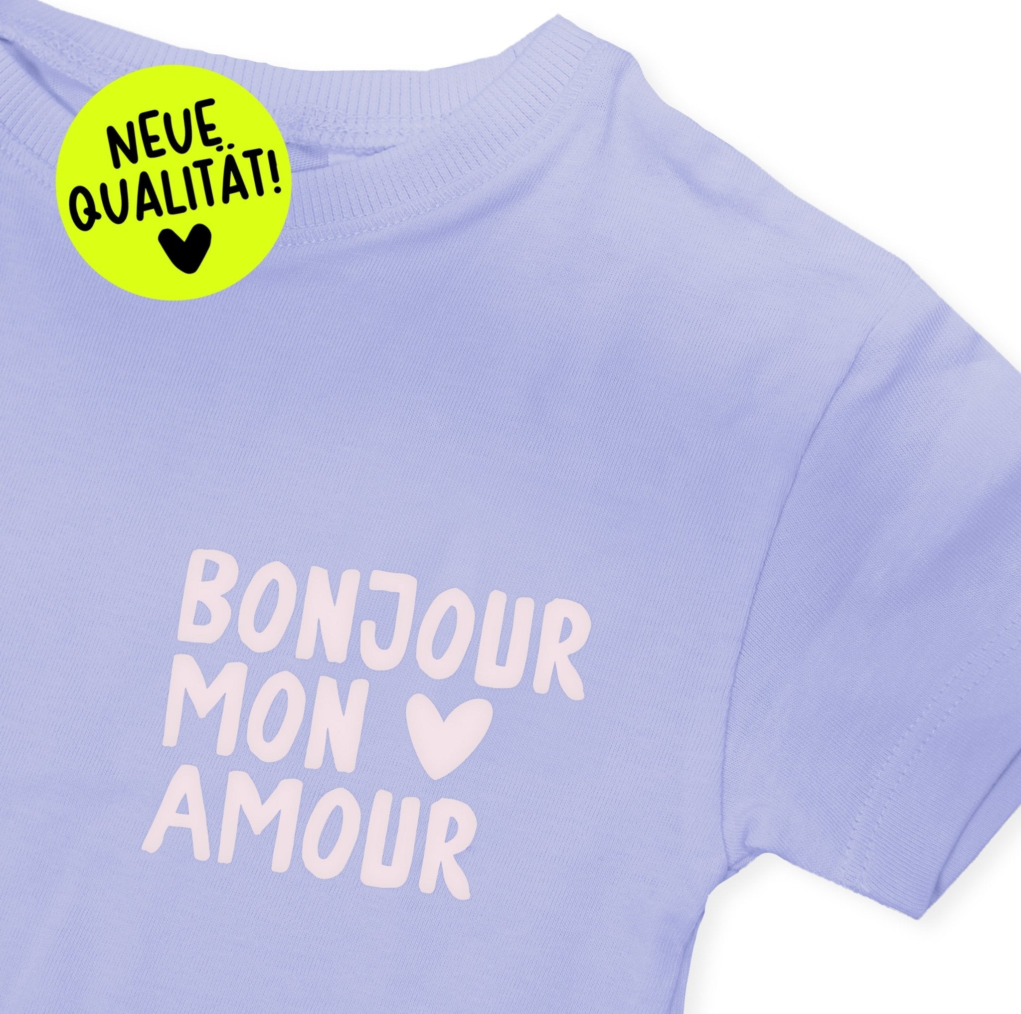 Flock - Patch - bonjour mon amour *iron - on* - Paul & Clara