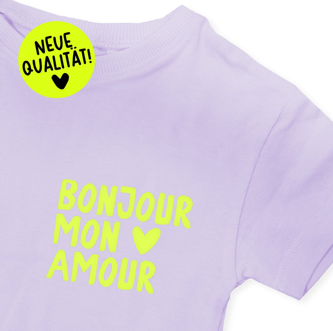 Flock - Patch - bonjour mon amour *iron - on* - Paul & Clara