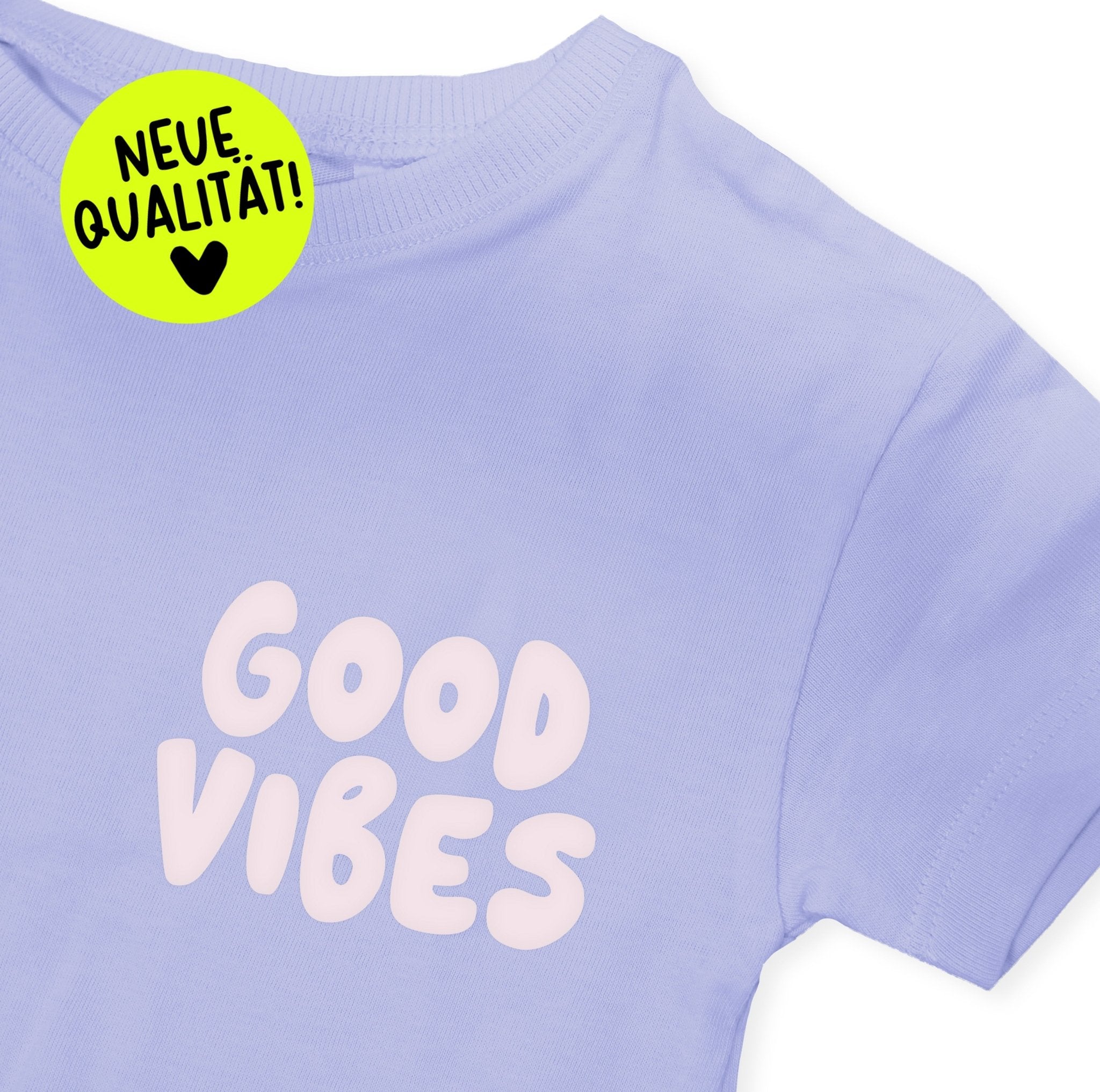 Flock - Patch - good vibes *iron - on* - Paul & Clara