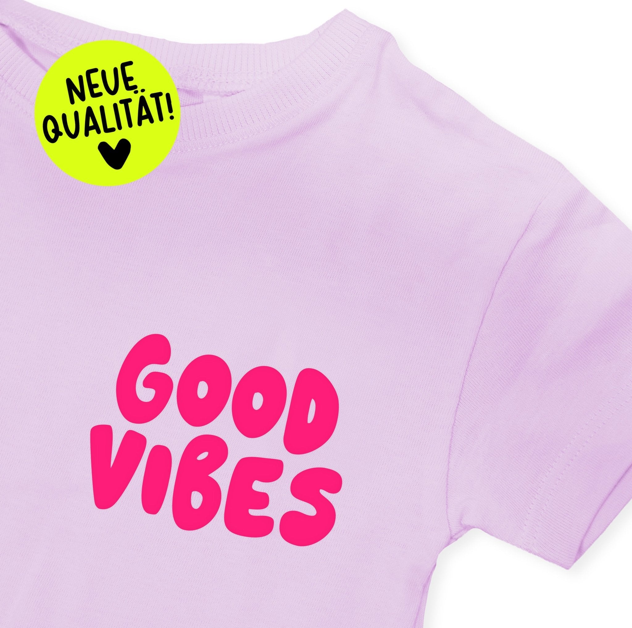 Flock - Patch - good vibes *iron - on* - Paul & Clara