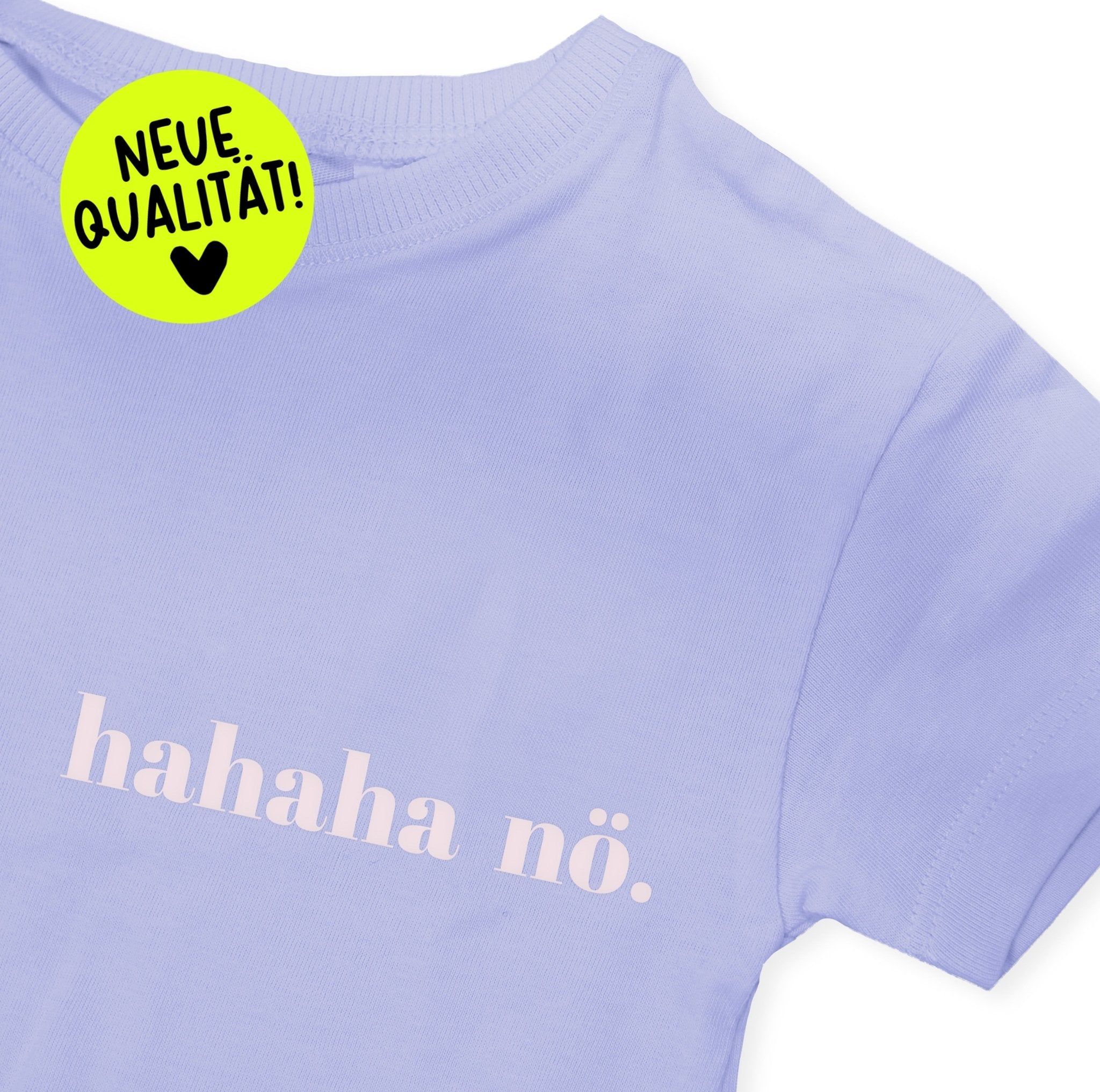 Flock - Patch - hahaha nö *iron - on* - Paul & Clara