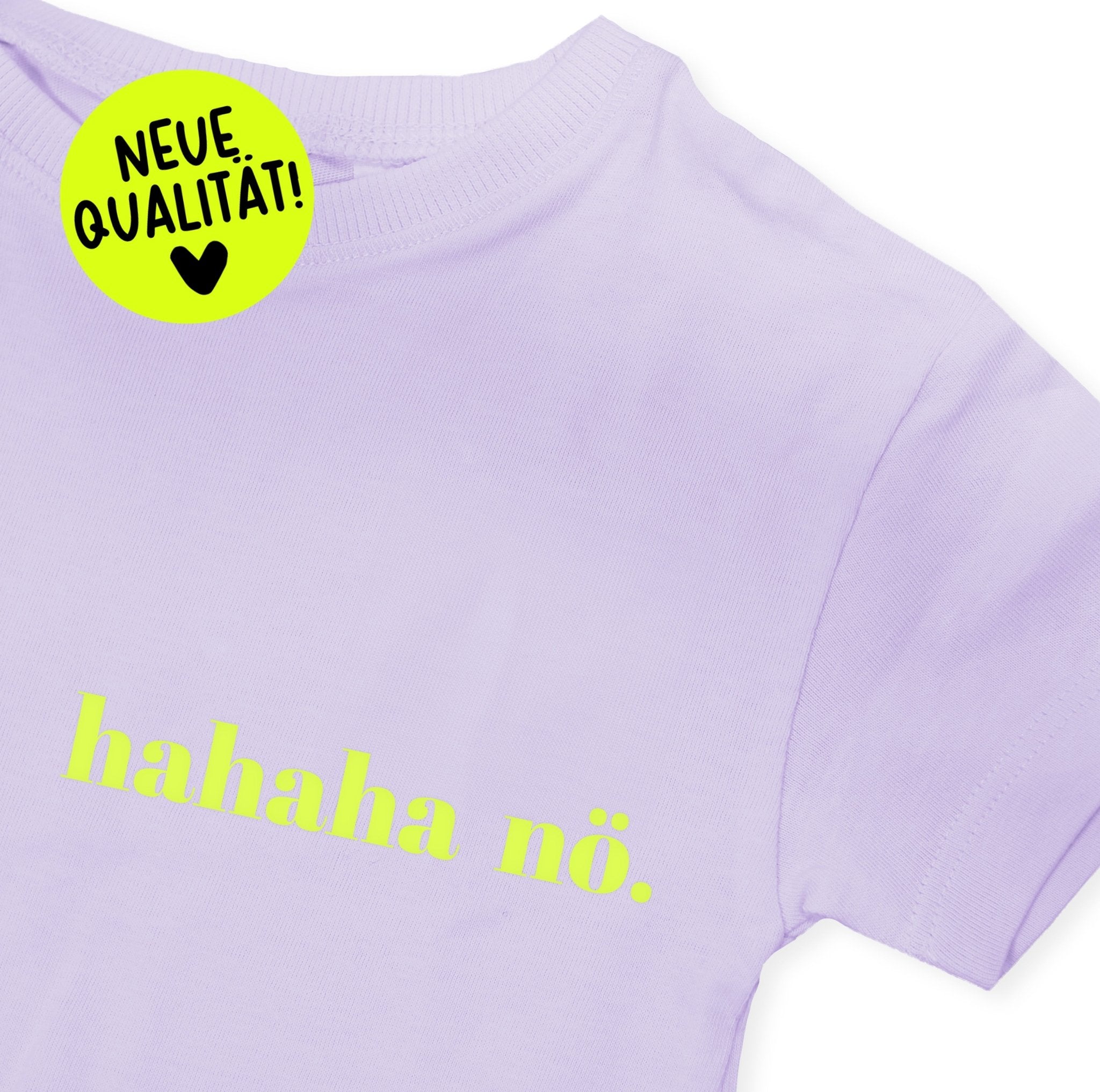 Flock - Patch - hahaha nö *iron - on* - Paul & Clara