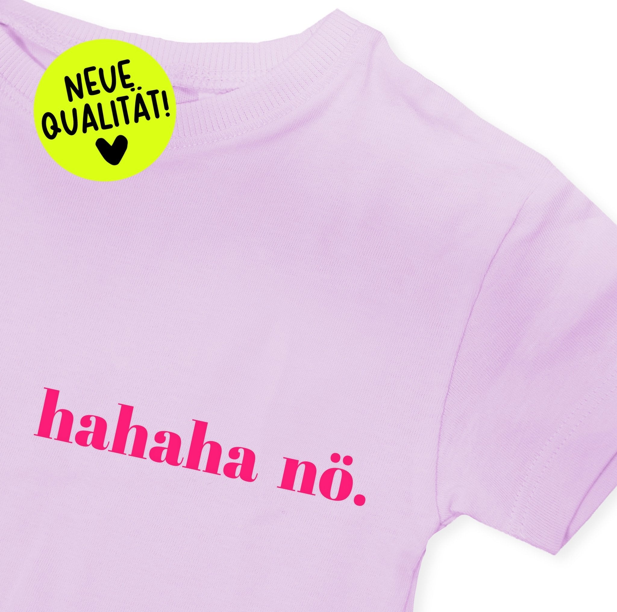 Flock - Patch - hahaha nö *iron - on* - Paul & Clara