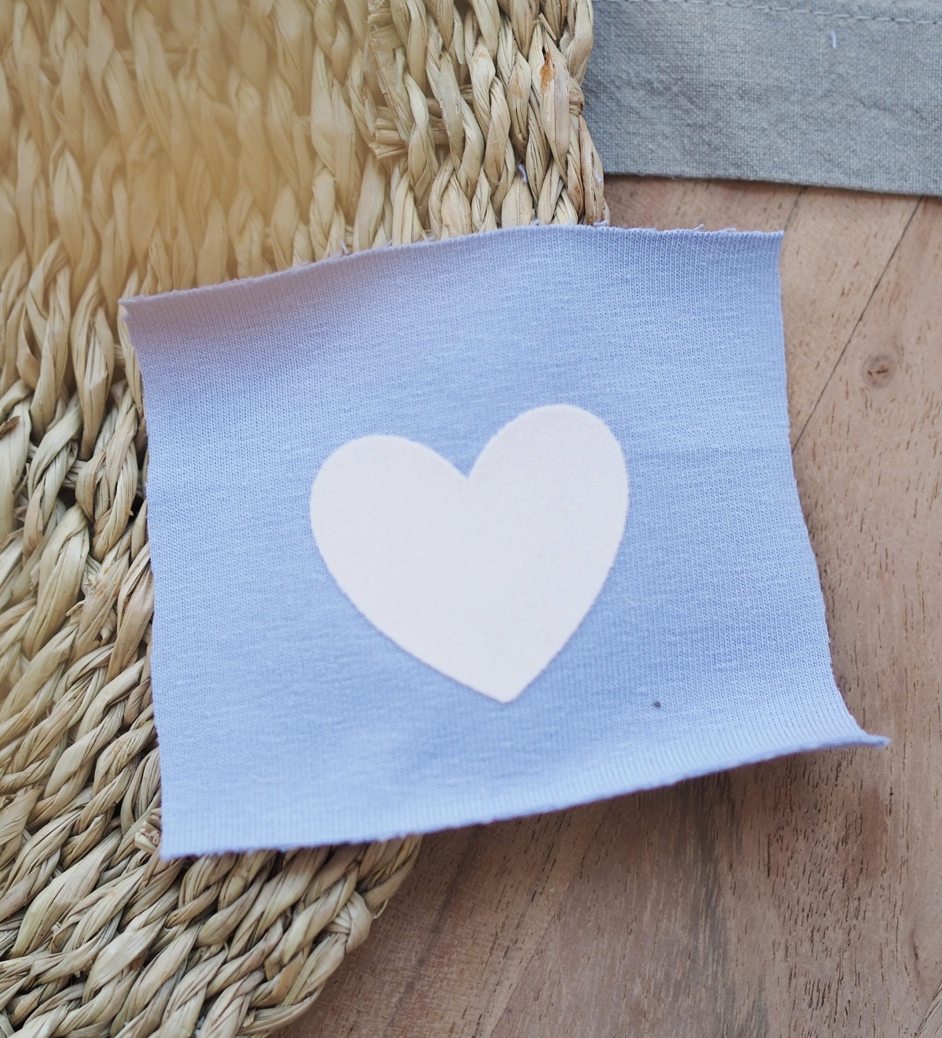 Flock - Patch - Herz *iron - on* - Paul & Clara