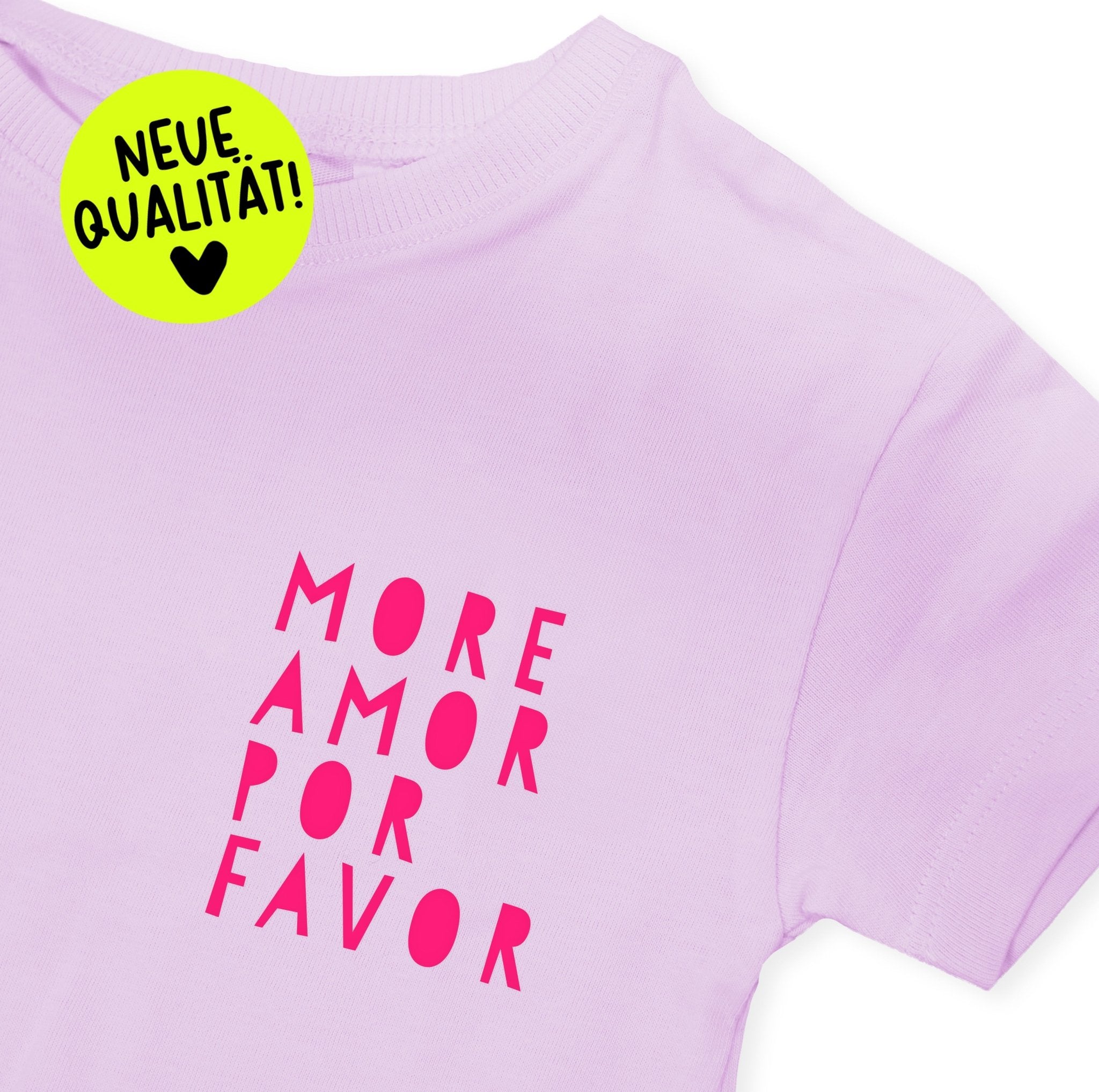 Flock - Patch - more amor *iron - on* - Paul & Clara