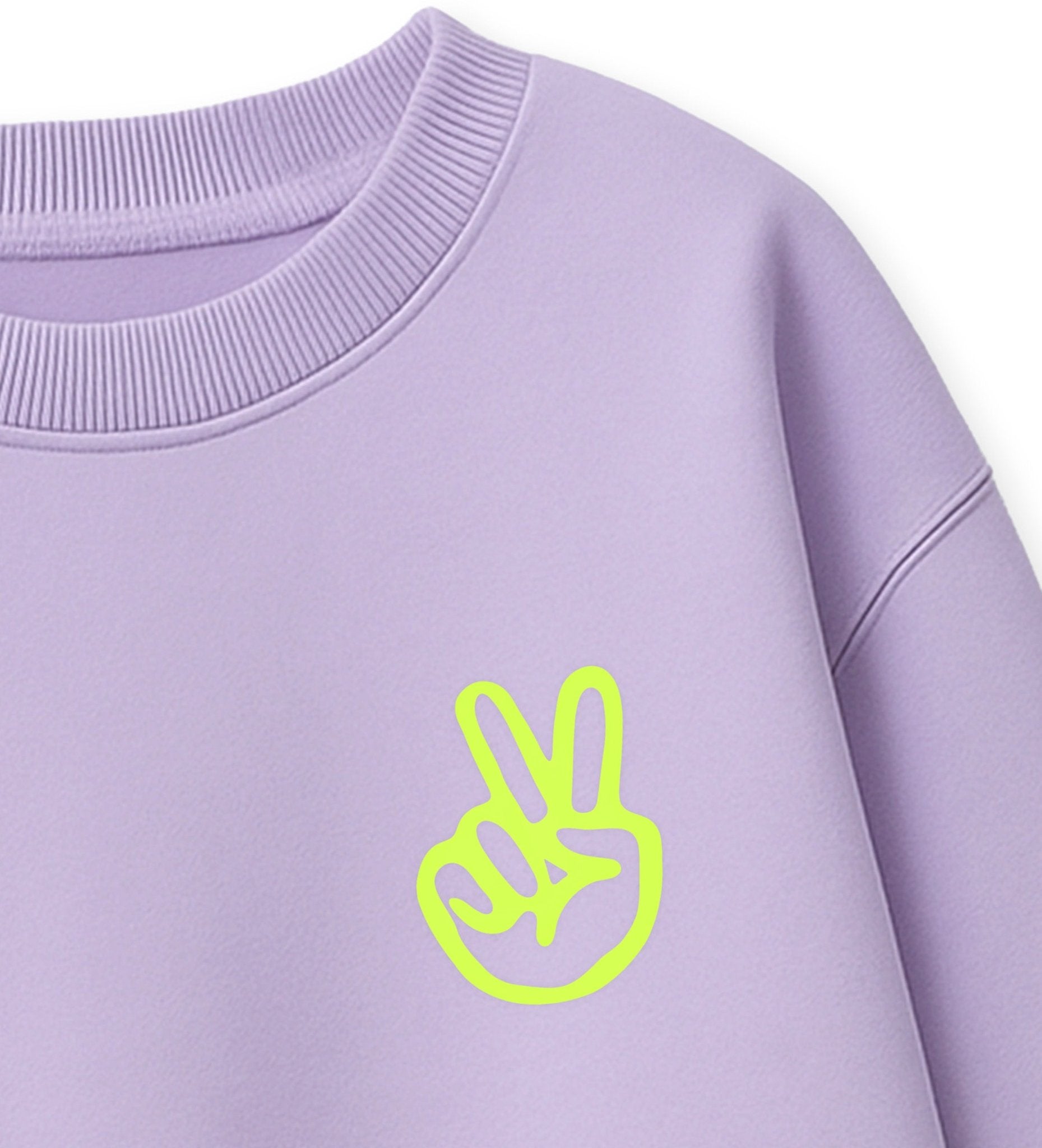 Flock - Patch - peace *iron - on* - Paul & Clara