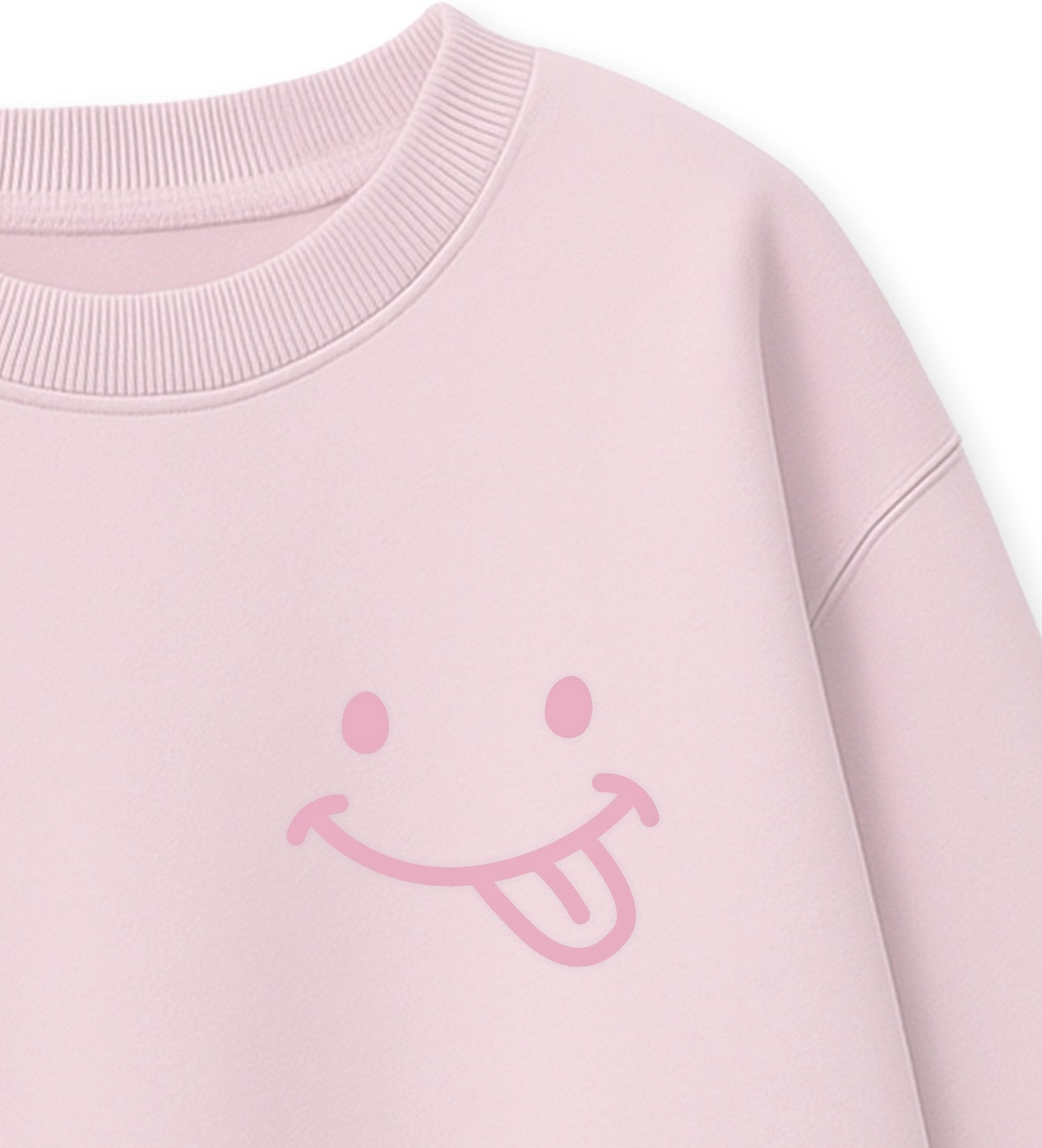 Flock - Patch - smile zunge *iron - on* - Paul & Clara