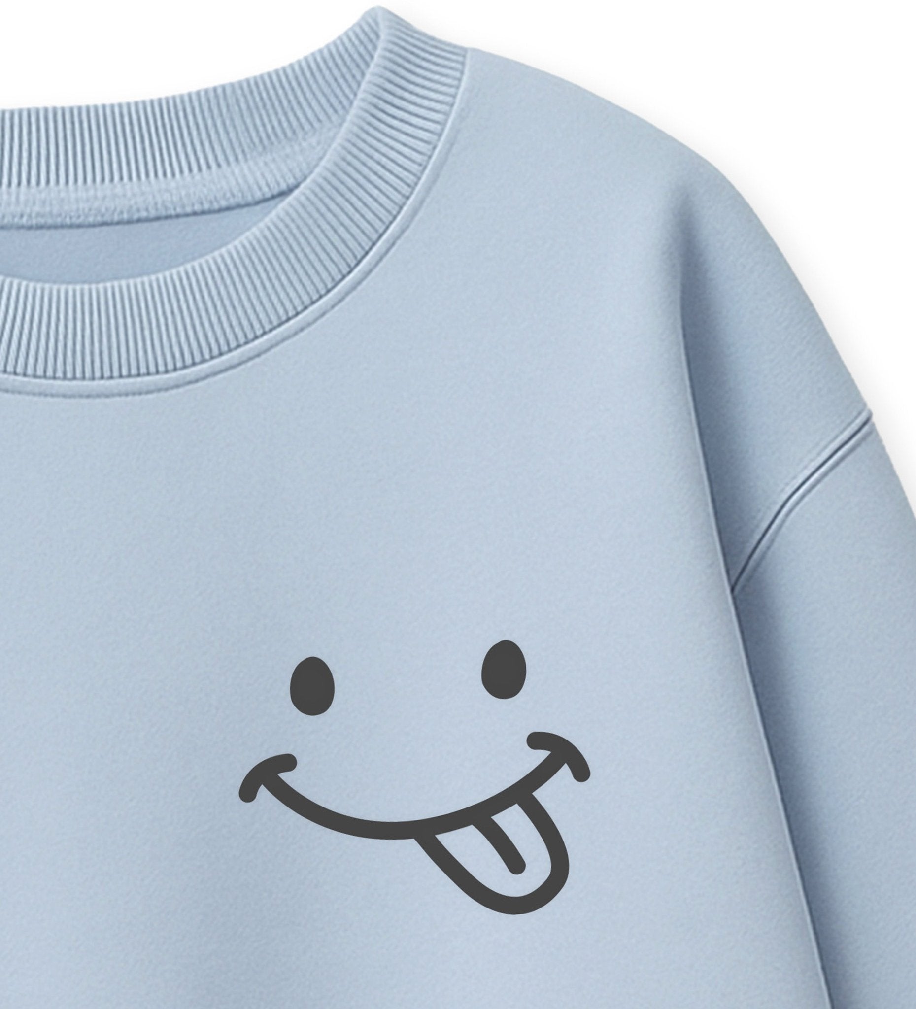 Flock - Patch - smile zunge *iron - on* - Paul & Clara