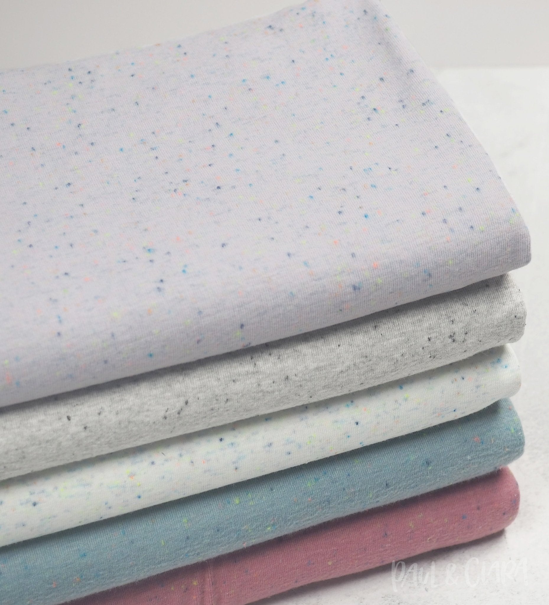 Jersey meliert - Grau - Paul & Clara