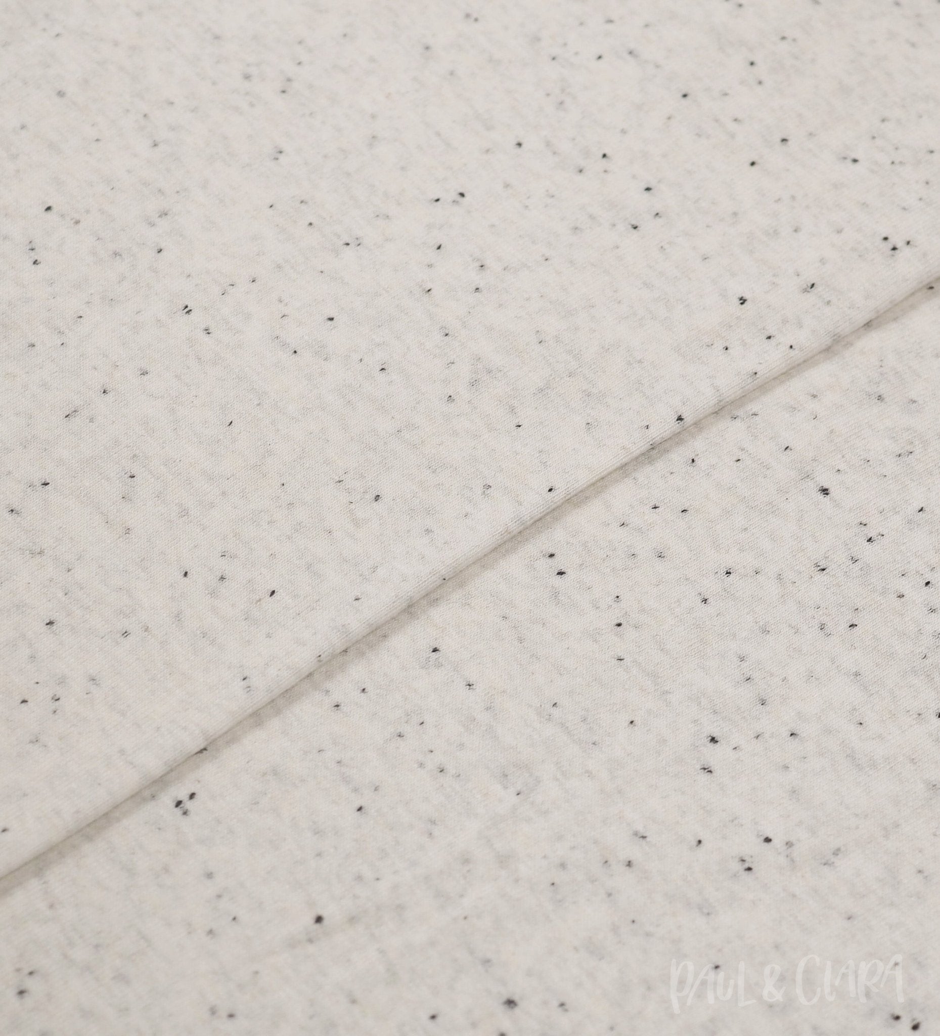 Jersey meliert - Hellgrau - Paul & Clara