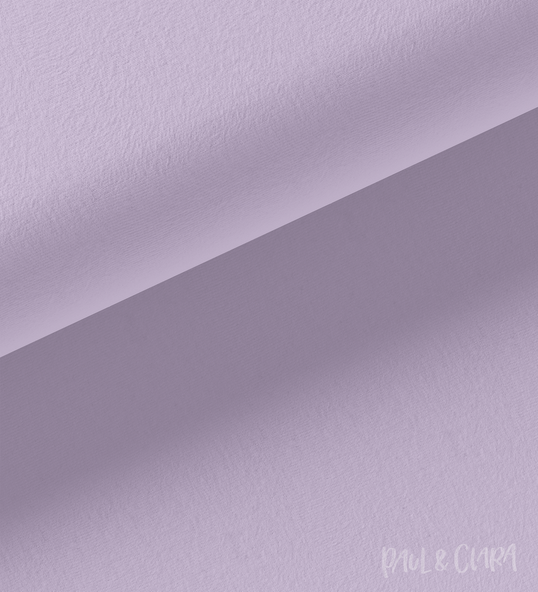 Jersey Uni - Pastell Lila - Paul & Clara