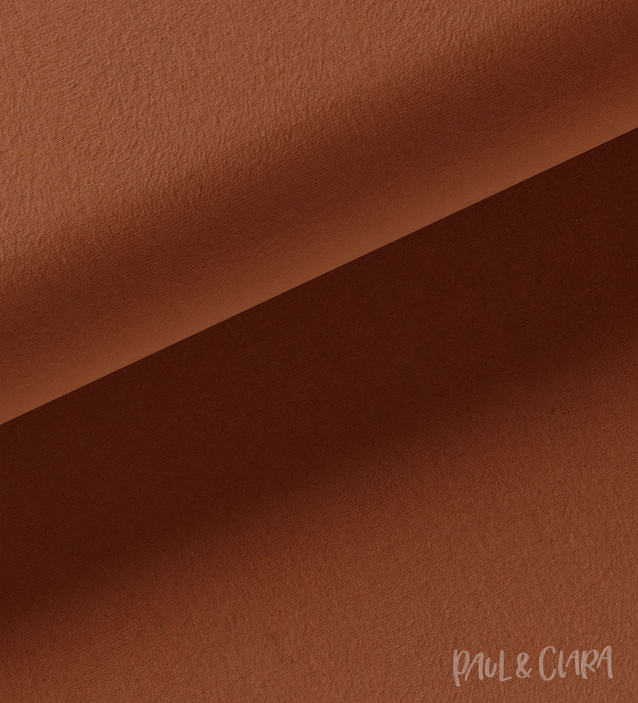 Jersey Uni - Ziegel - Paul & Clara