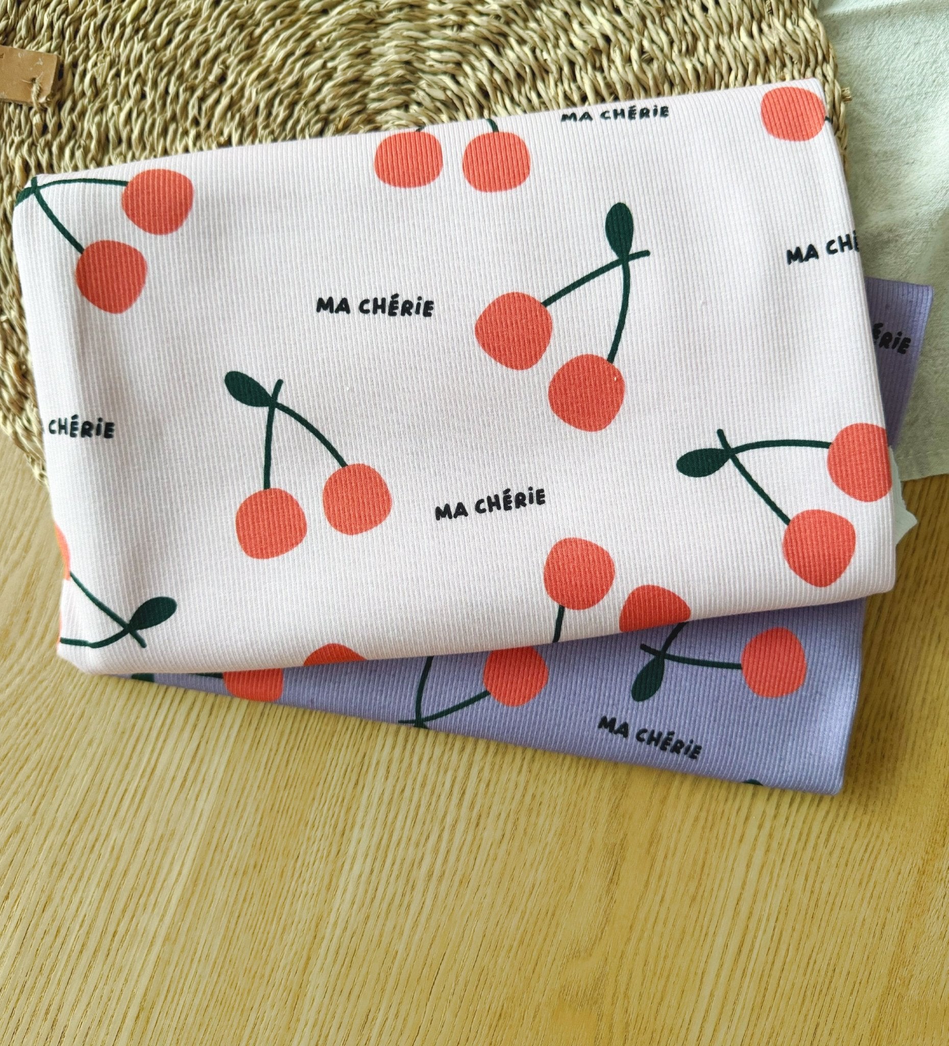 Kirschen - Von Cherie - Rosa *Rippjersey* - Paul & Clara