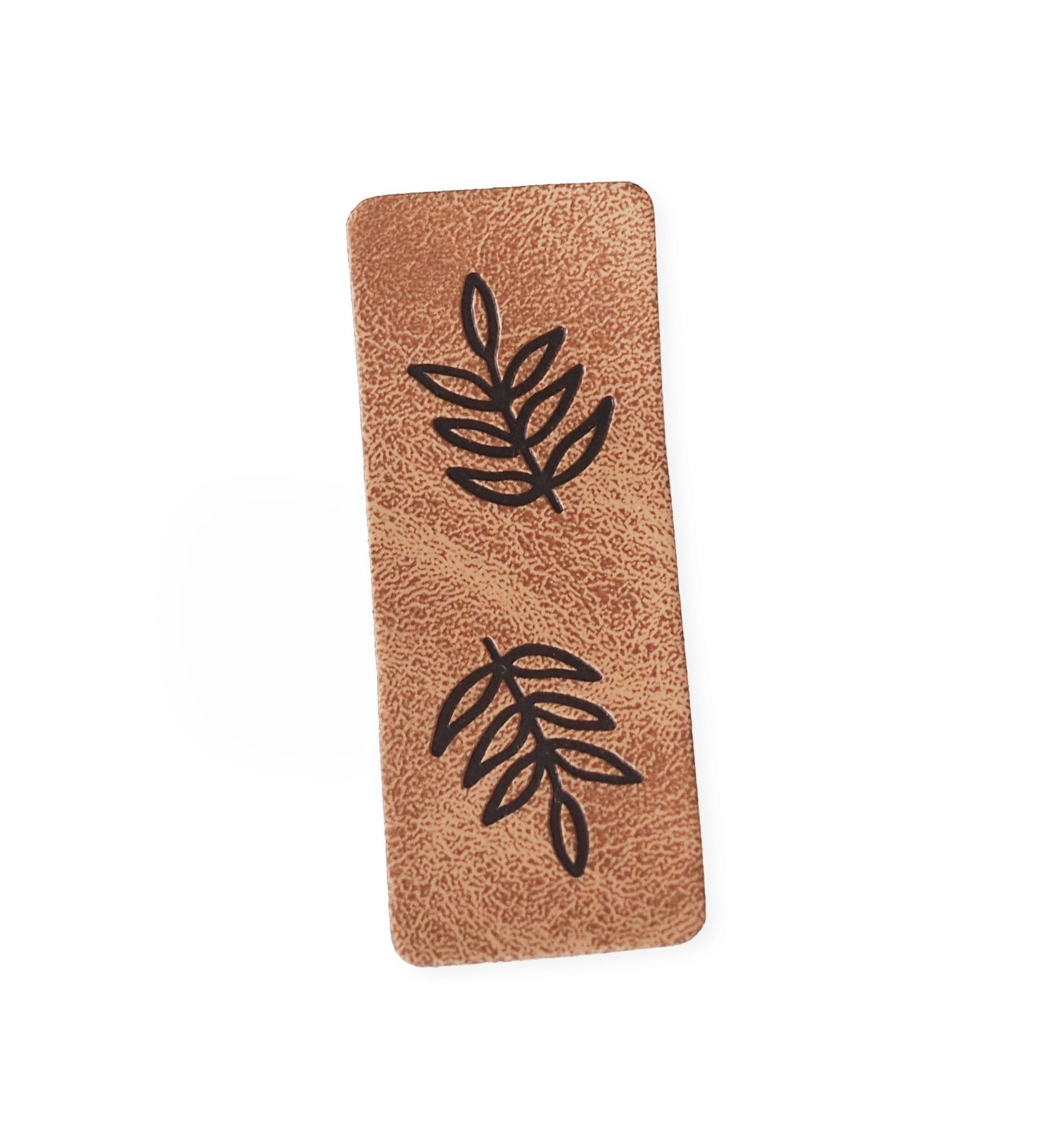 Klapp - Kunstlederlabel - Blatt - Paul & Clara