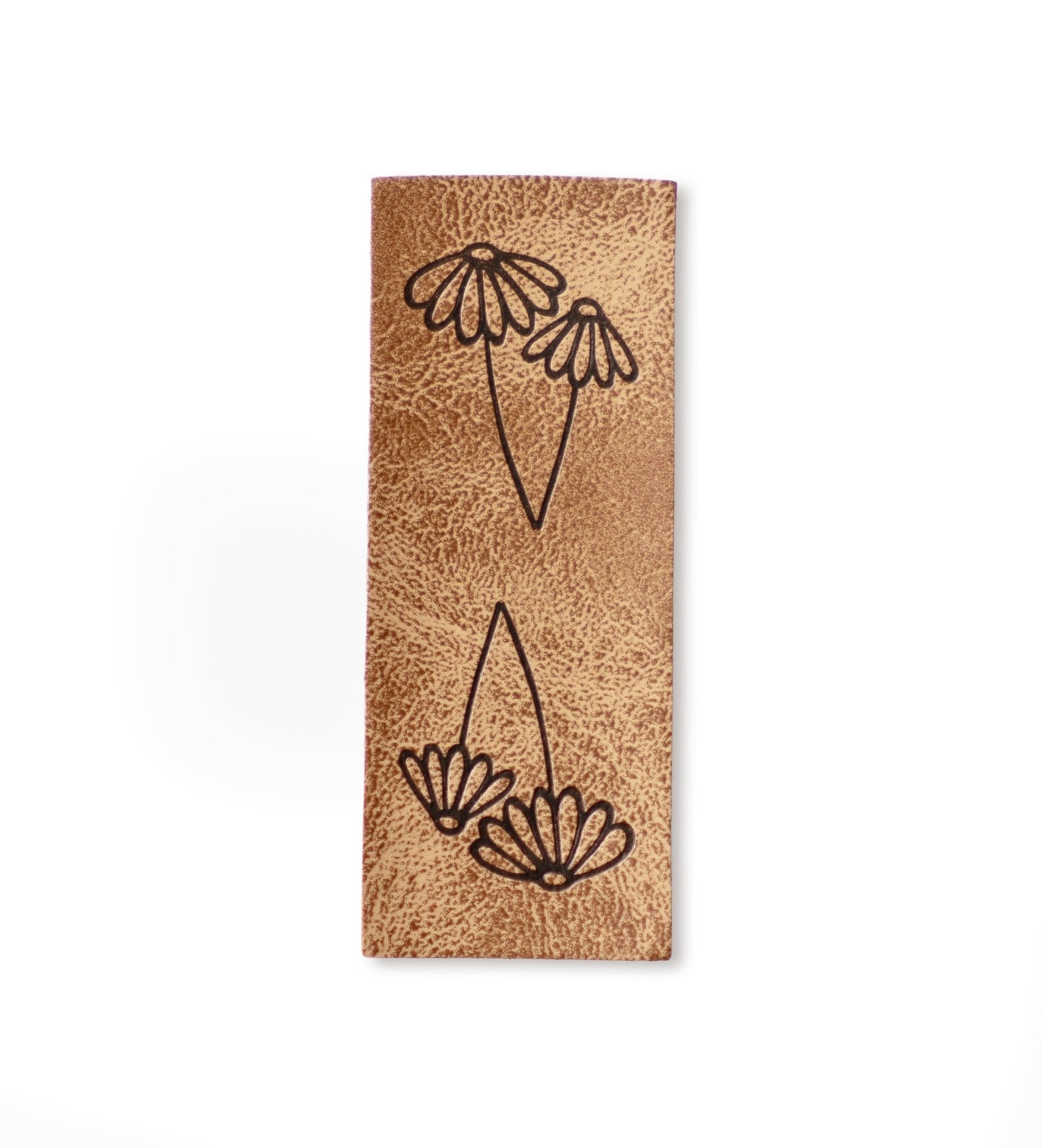 Klapp - Kunstlederlabel - Blumen - Paul & Clara