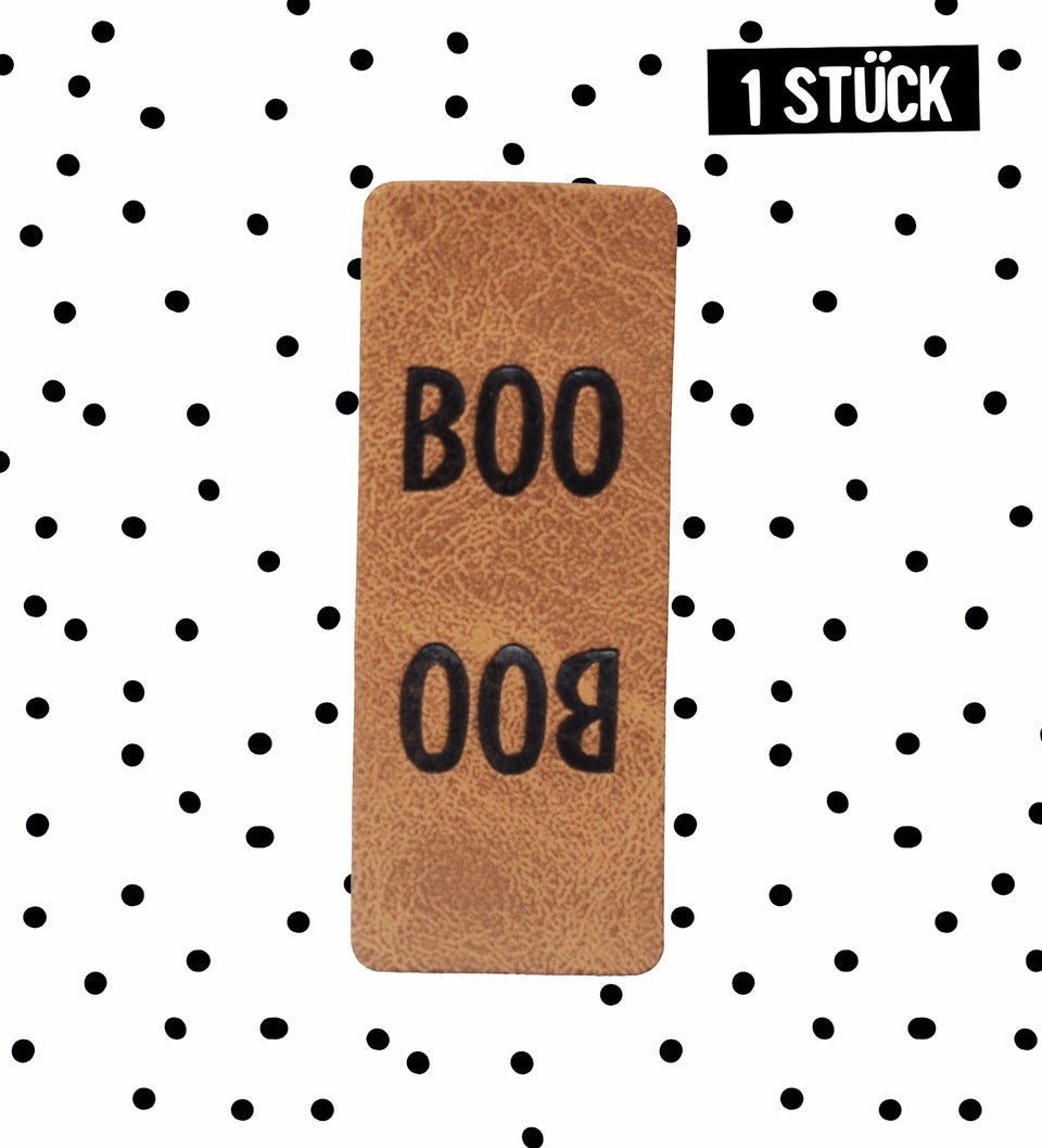 Klapp - Kunstlederlabel - Boo - Paul & Clara