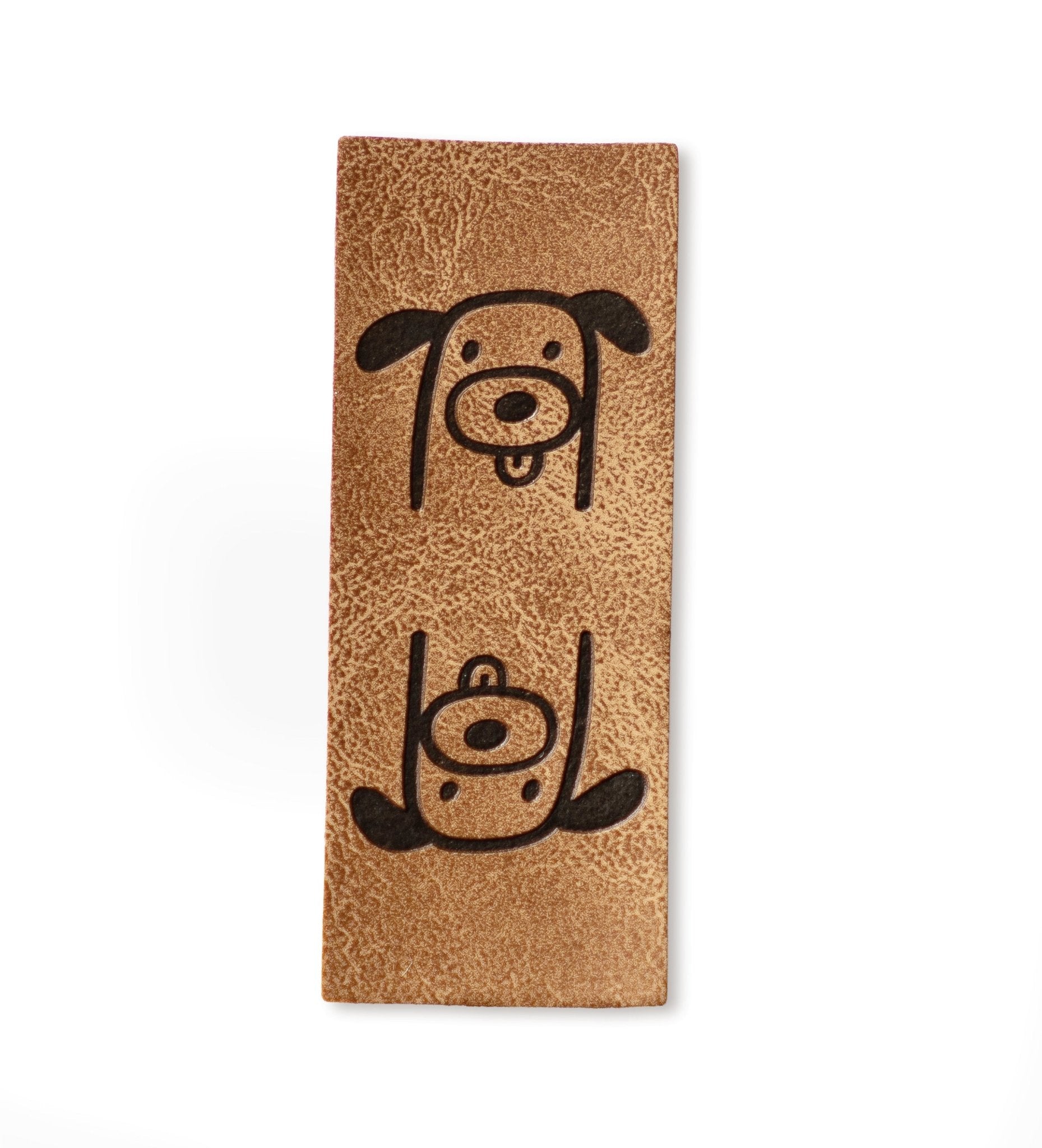 Klapp - Kunstlederlabel - Dackel - Paul & Clara