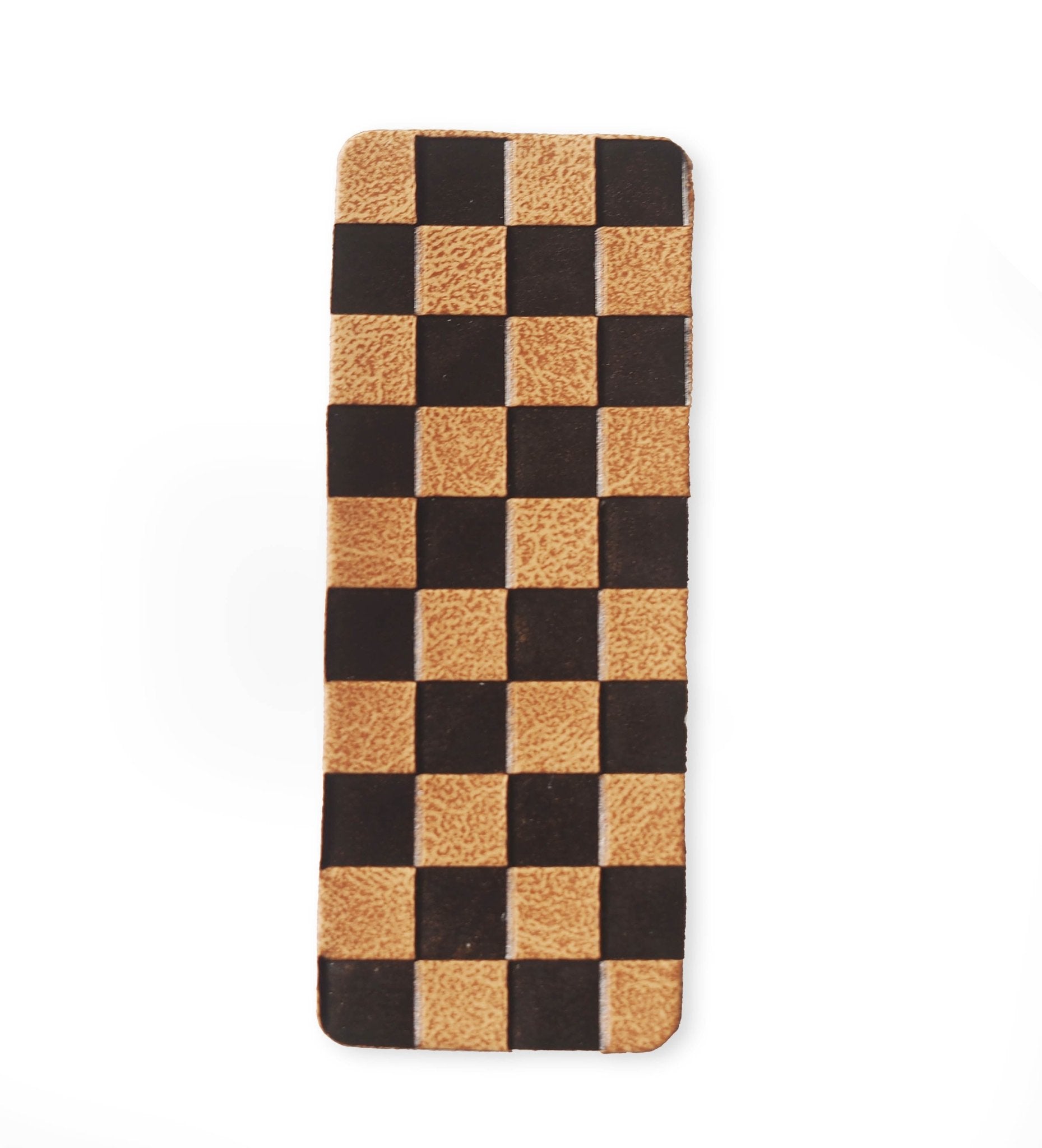 Klapp - Kunstlederlabel - Karo - Paul & Clara