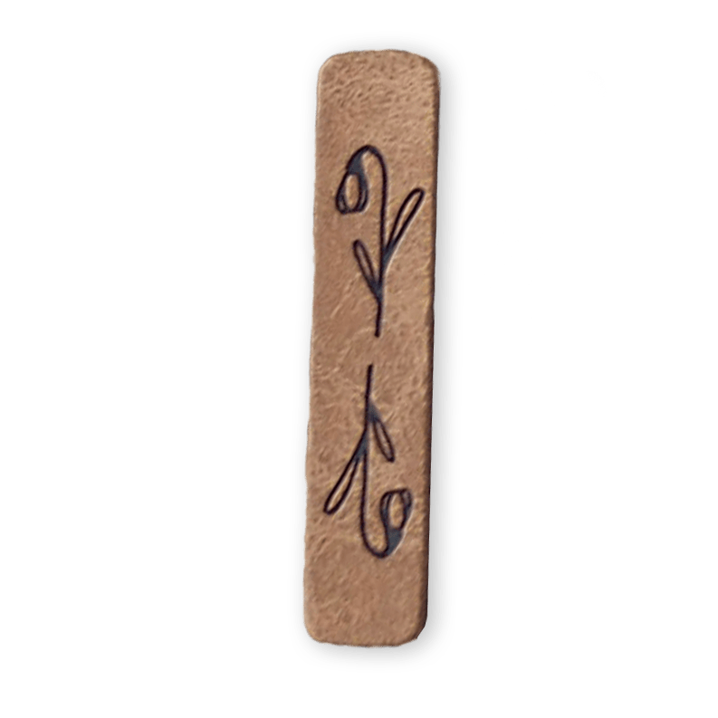 Klapp - Kunstlederlabel - Maiglöckchen - Paul & Clara