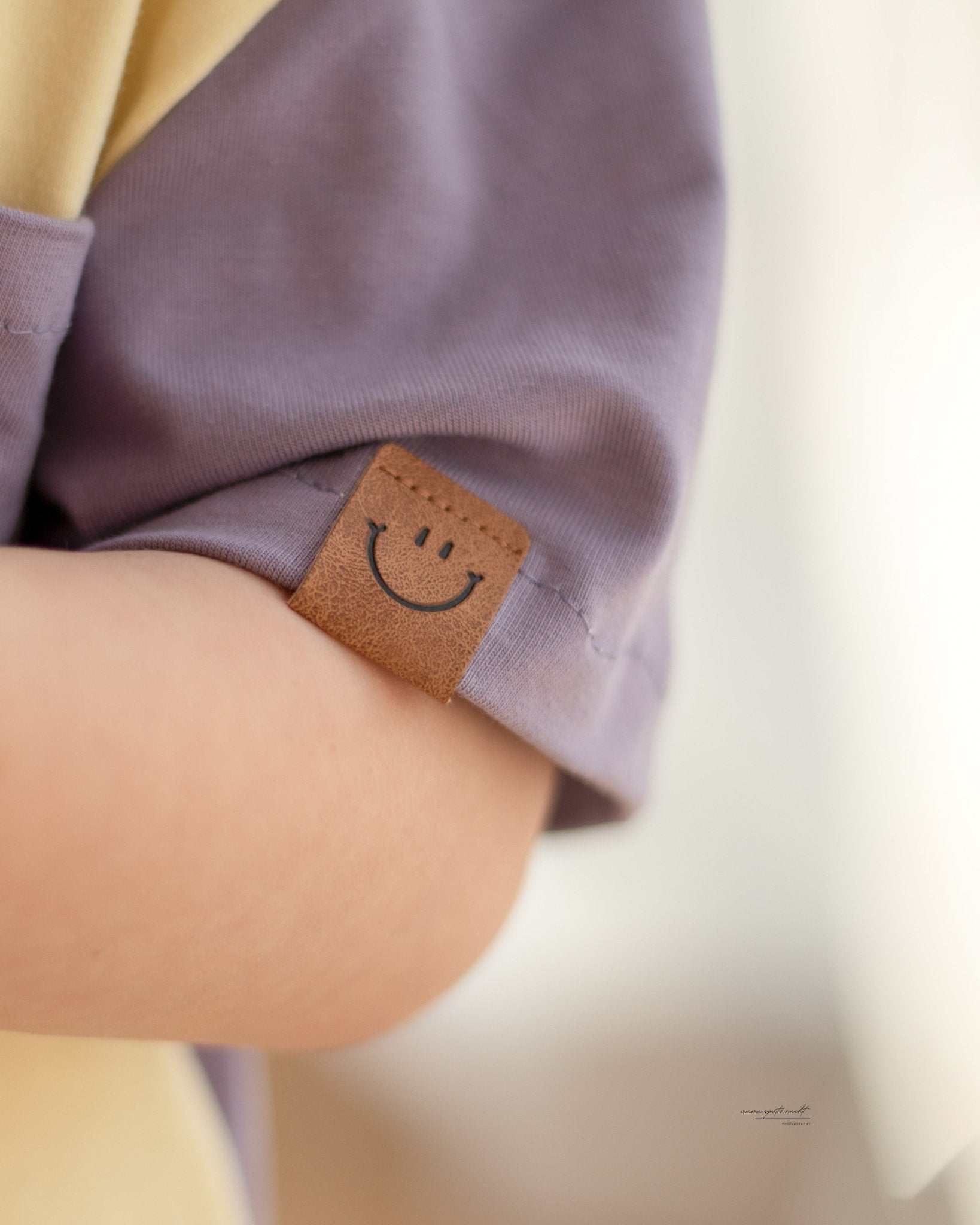 Klapp - Kunstlederlabel - Smile - Paul & Clara