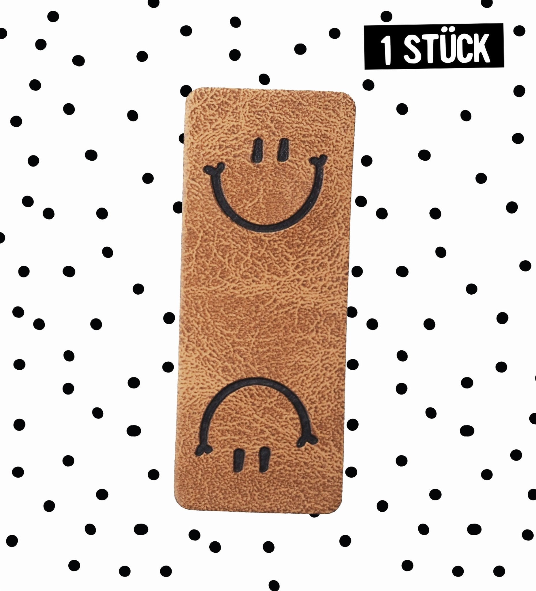 Klapp - Kunstlederlabel - Smile - Paul & Clara