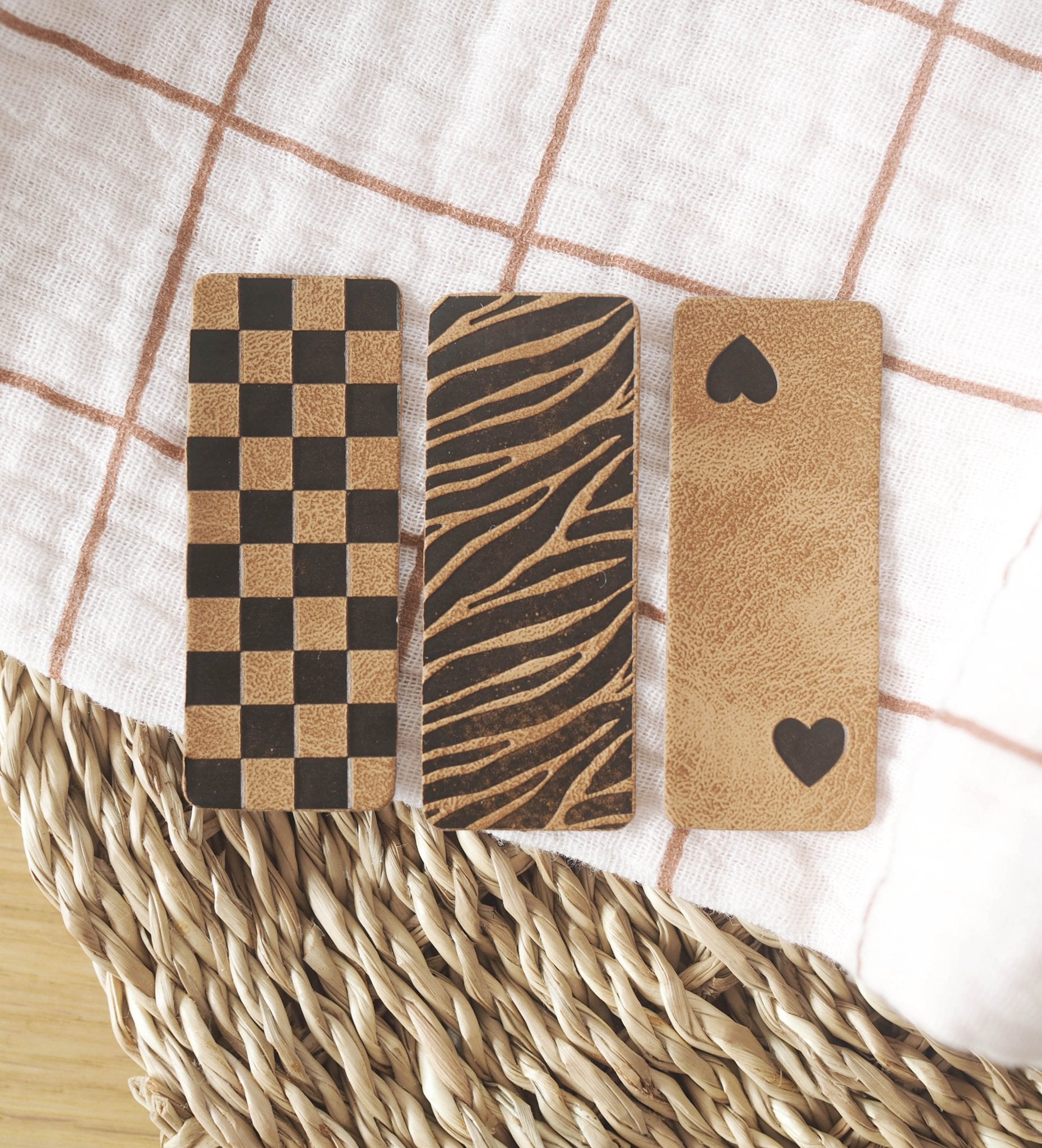 Klapp - Kunstlederlabel - Zebra - Paul & Clara