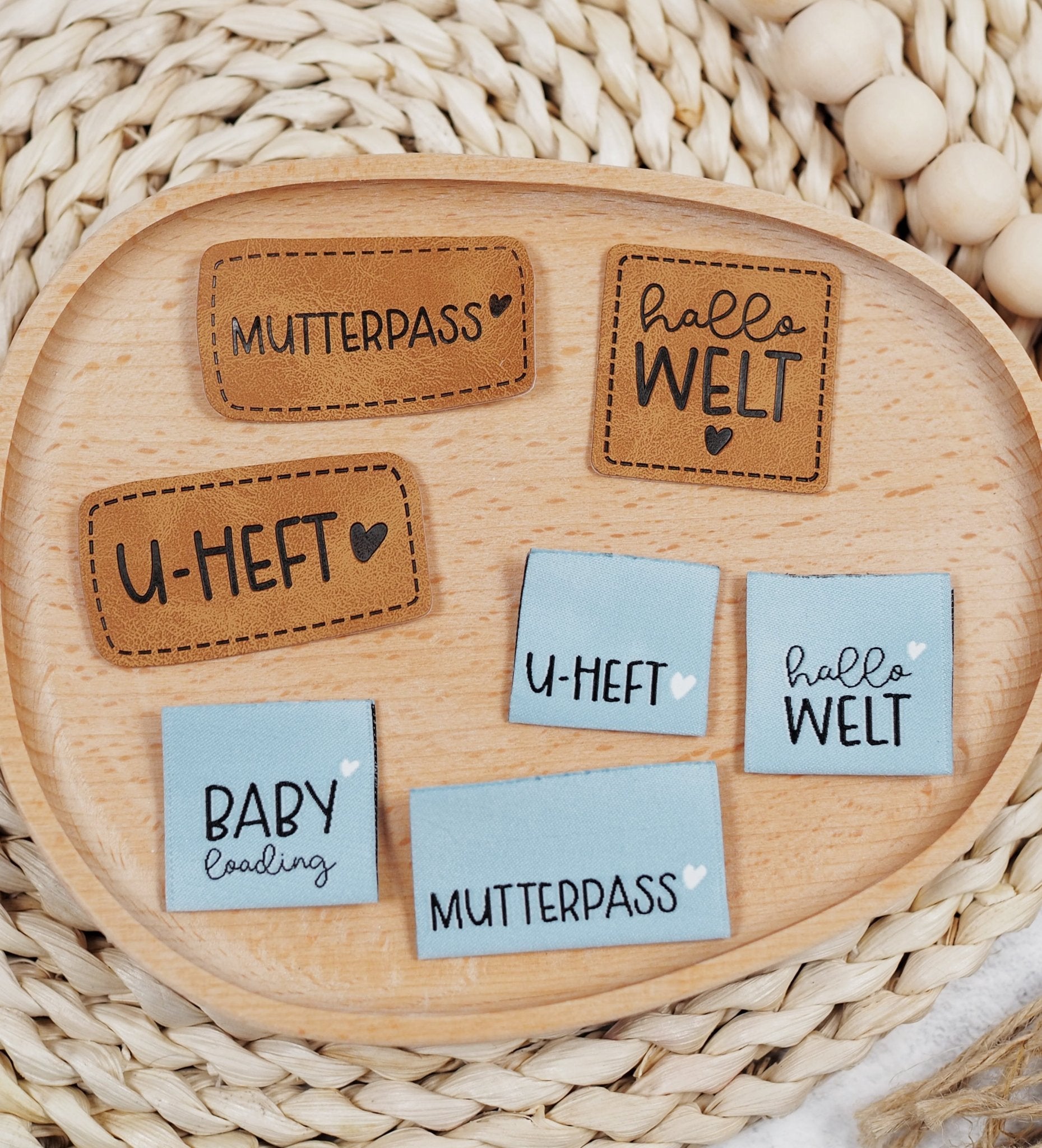 Klapp - Weblabel *baby loading* Blau - Paul & Clara