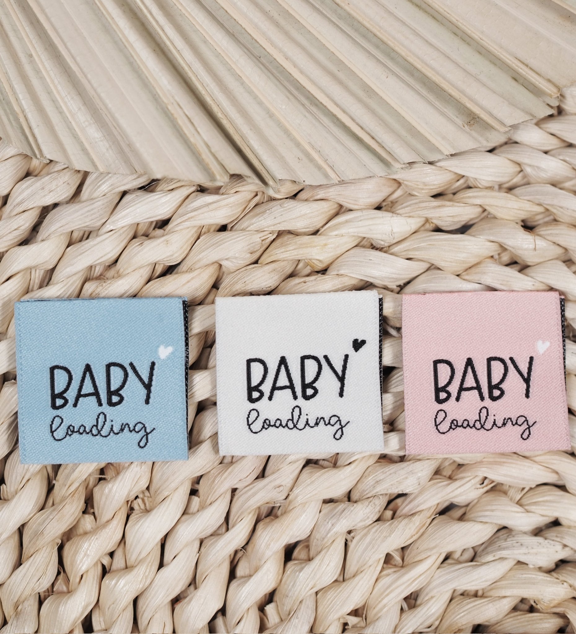 Klapp - Weblabel *baby loading* Blau - Paul & Clara