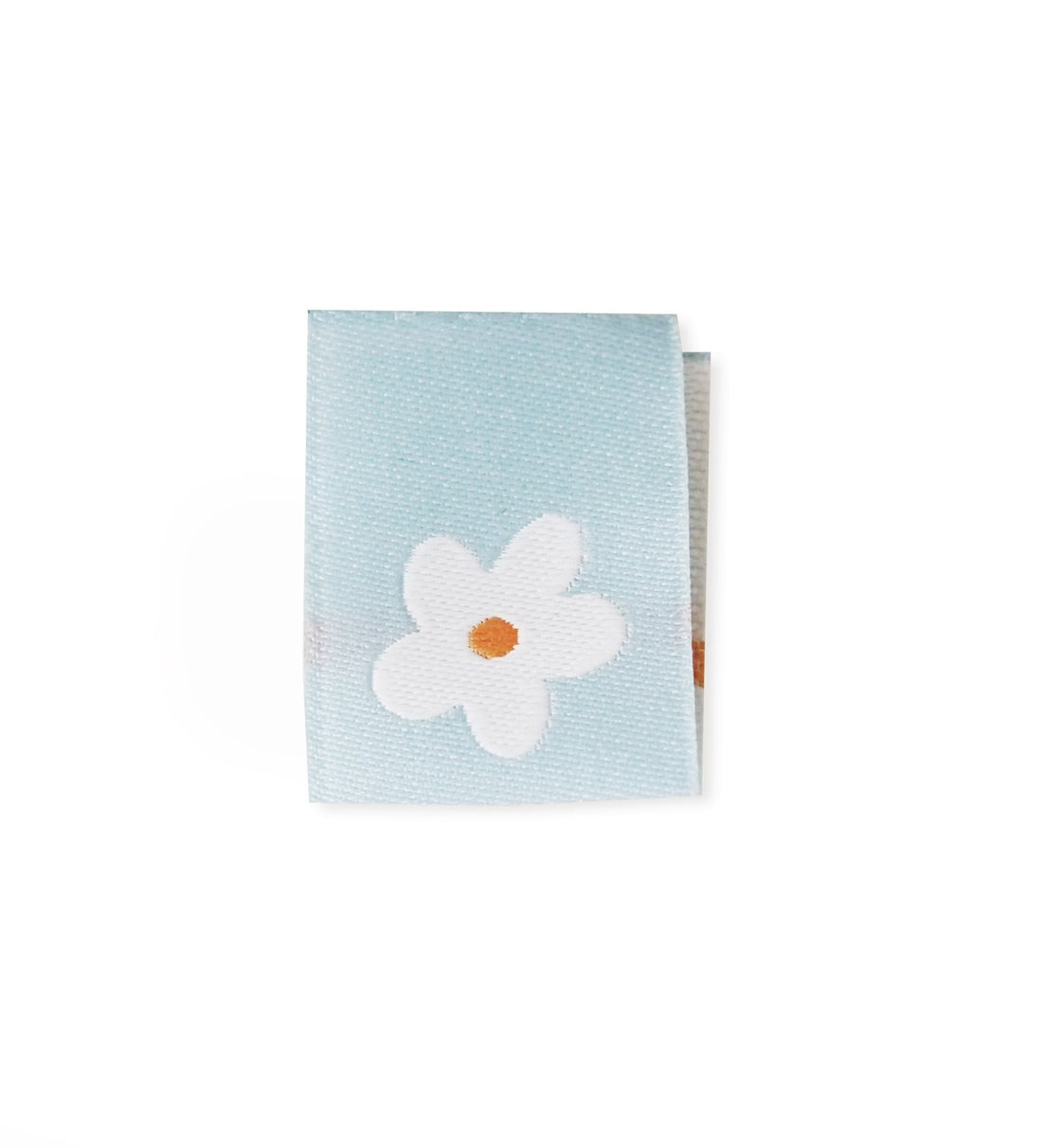 Klapp - Weblabel *blume* blau - Paul & Clara