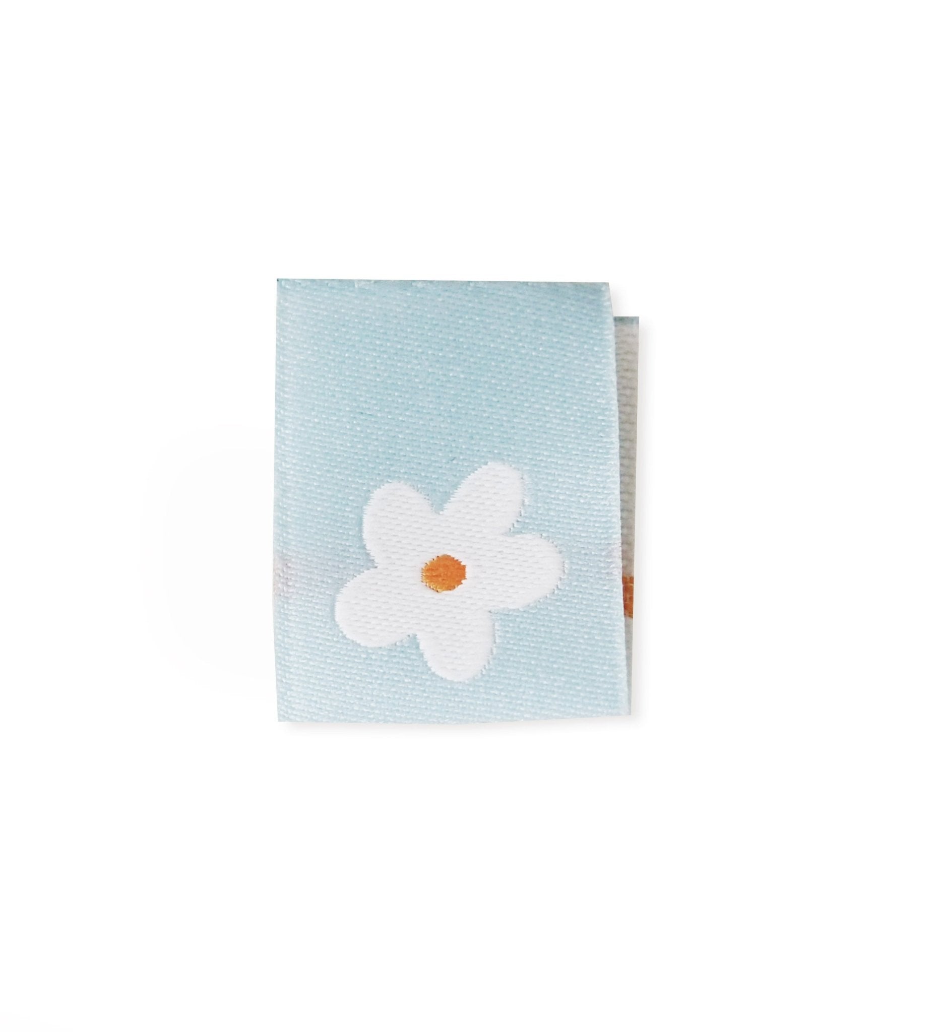 Klapp - Weblabel *blume* blau - Paul & Clara