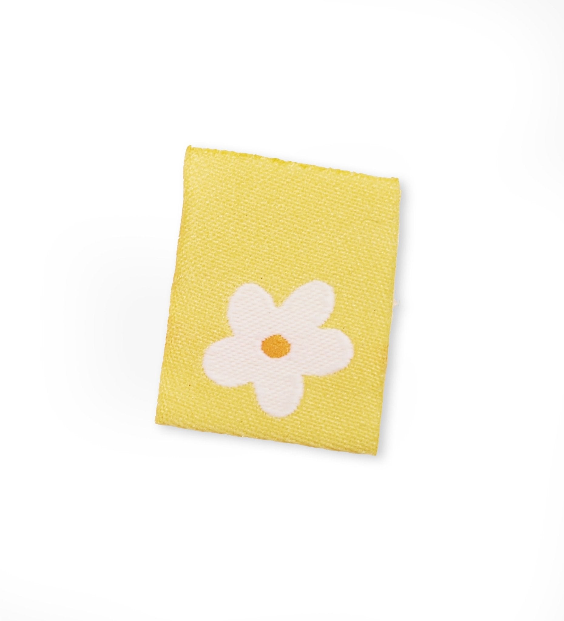 Klapp - Weblabel *blume* gelb - Paul & Clara