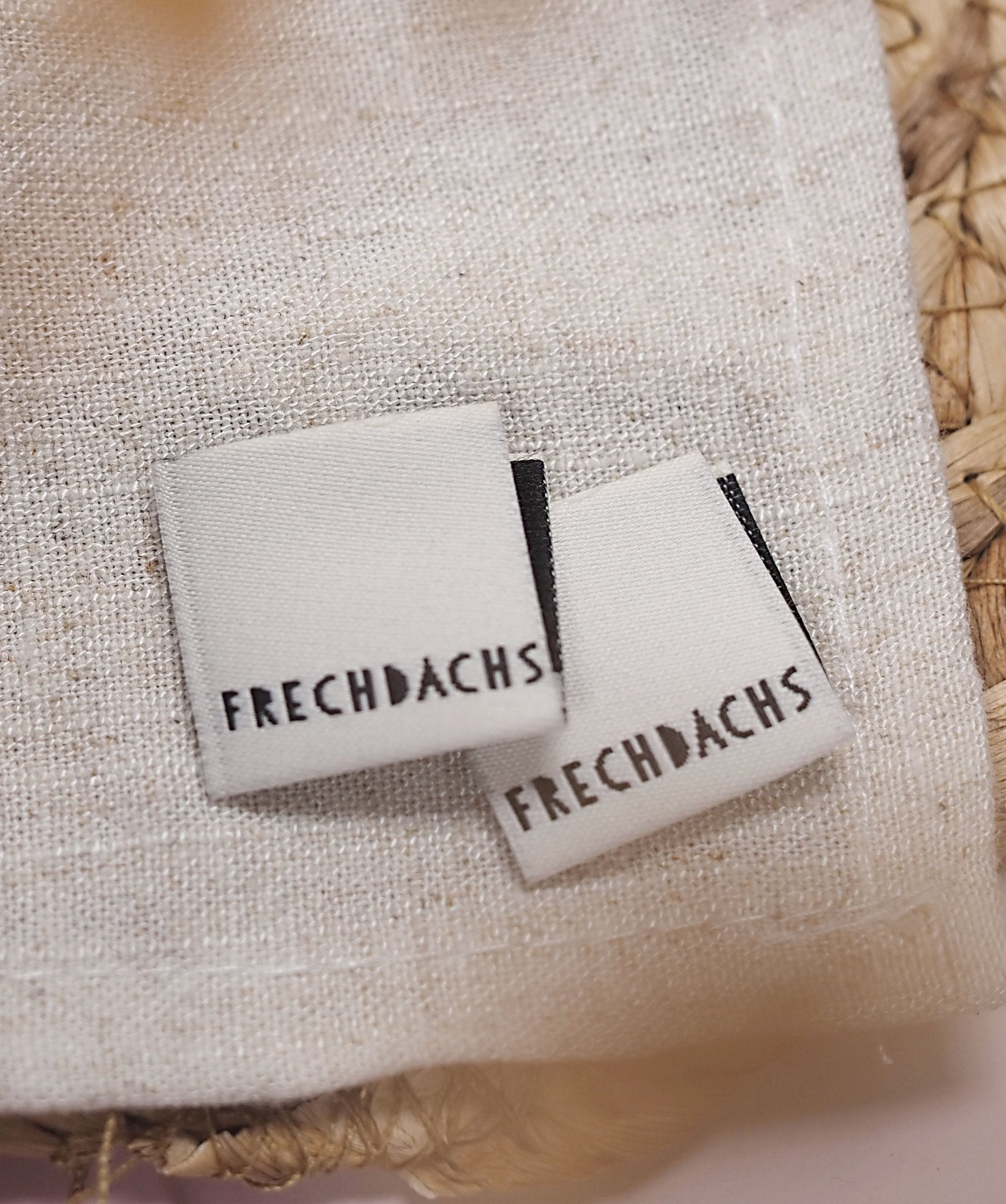 Klapp - Weblabel *frechdachs* weiß - Paul & Clara