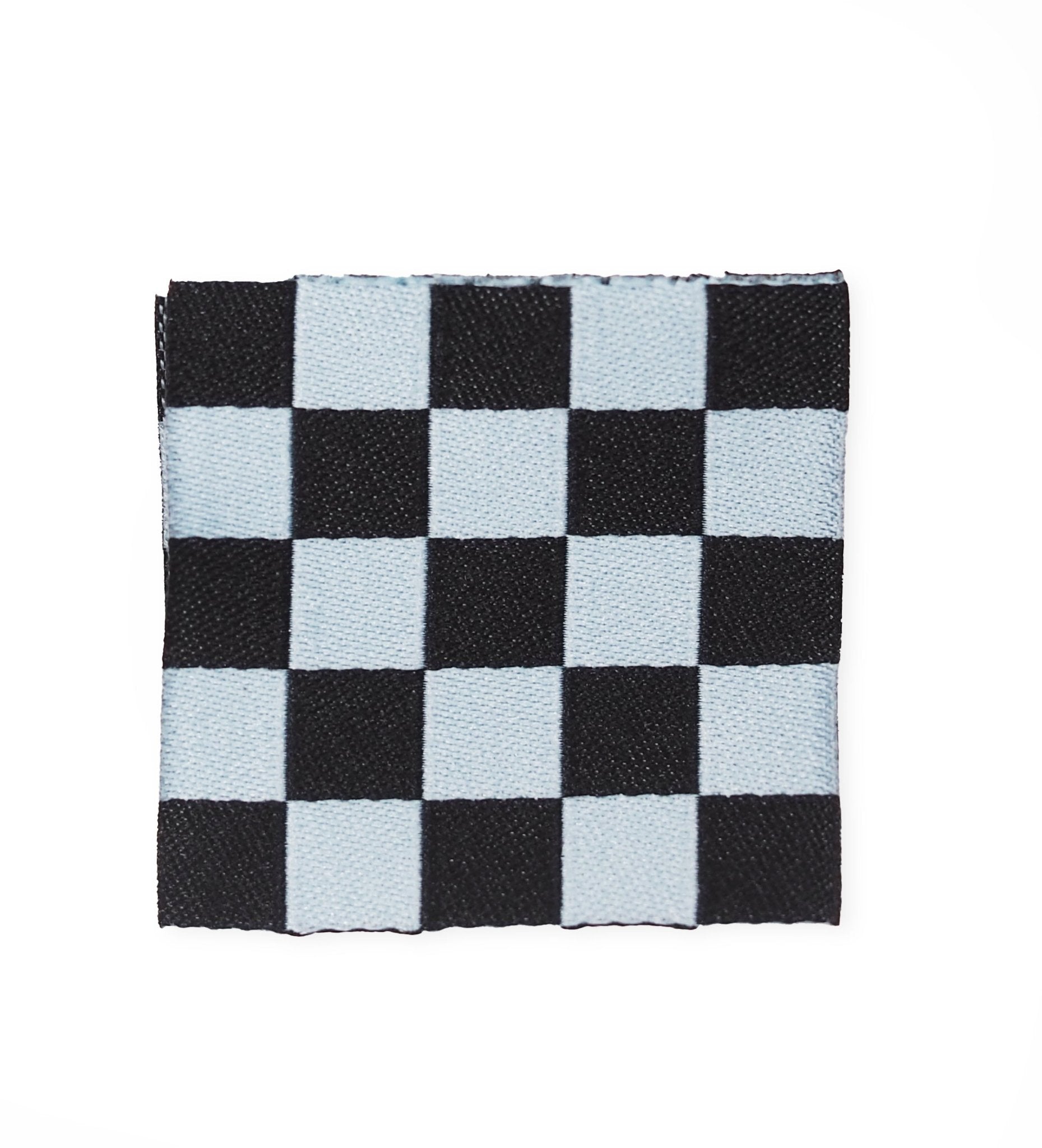 Klapp - Weblabel *Grid* - Blau/Schwarz - Paul & Clara