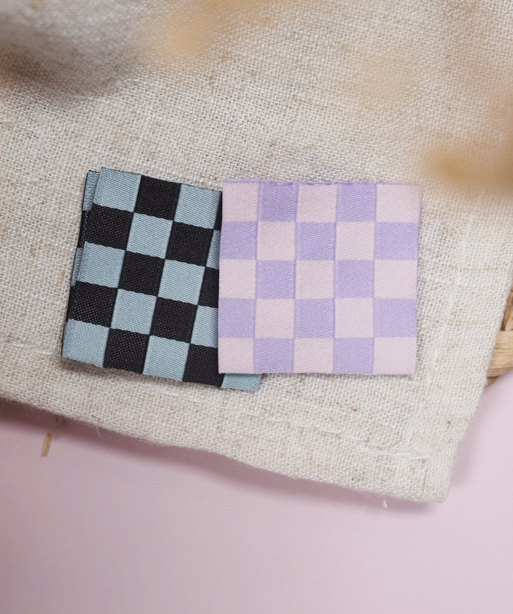 Klapp - Weblabel *Grid* - Lila/Rosa - Paul & Clara