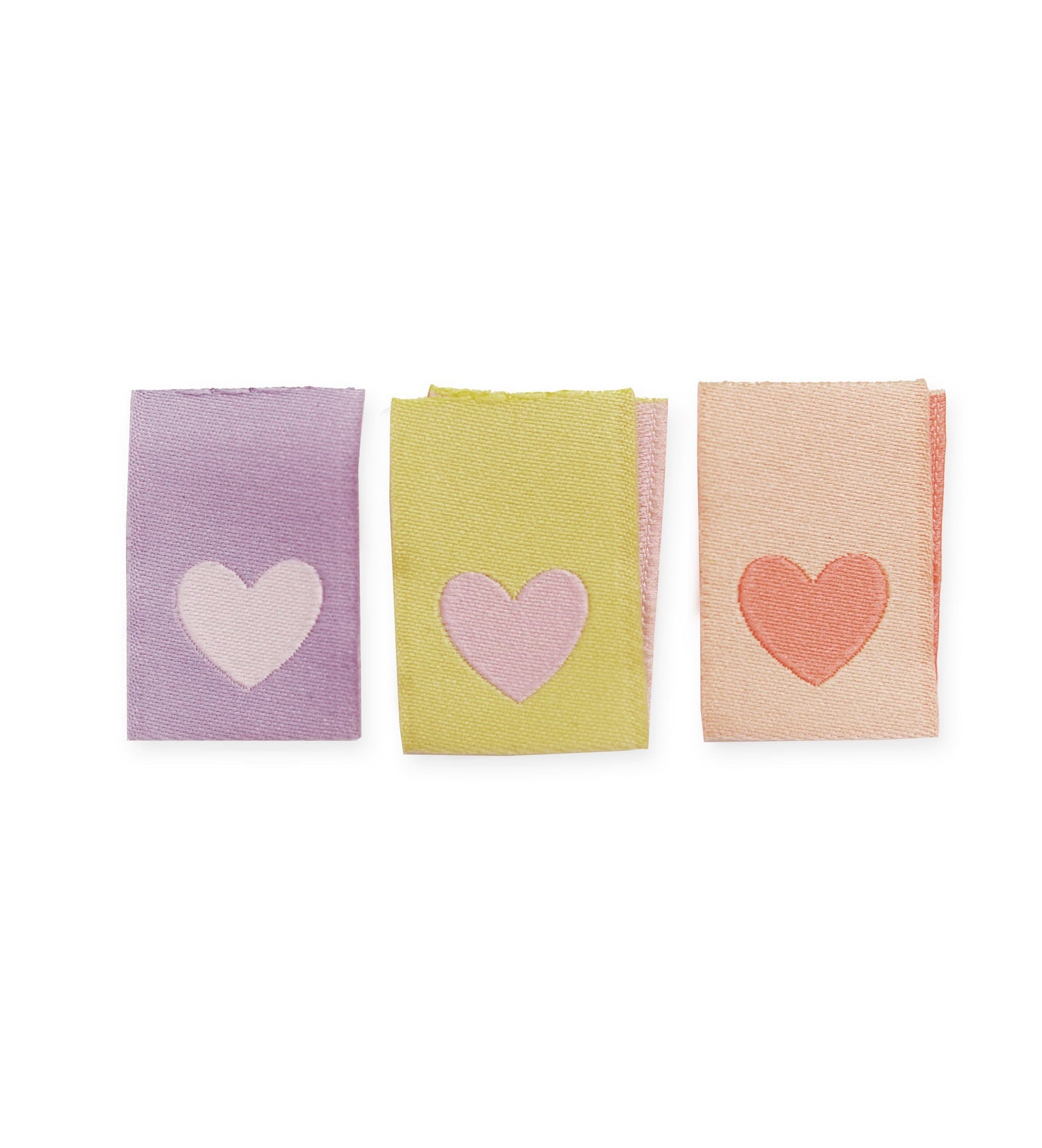 Klapp - Weblabel *herzen* - 3er - Set - Paul & Clara