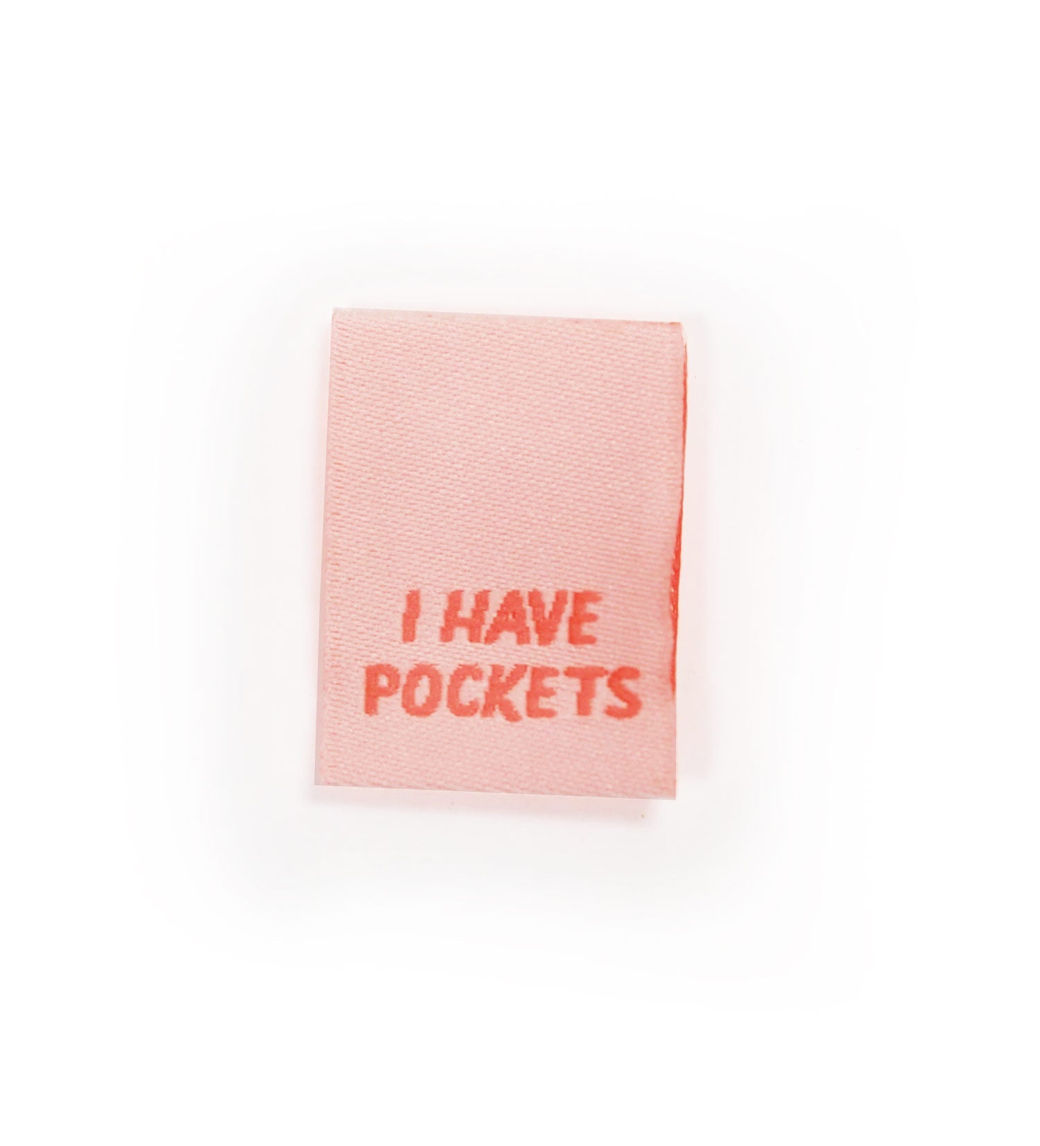 Klapp - Weblabel *I have pockets* rosa/neon coral - Paul & Clara