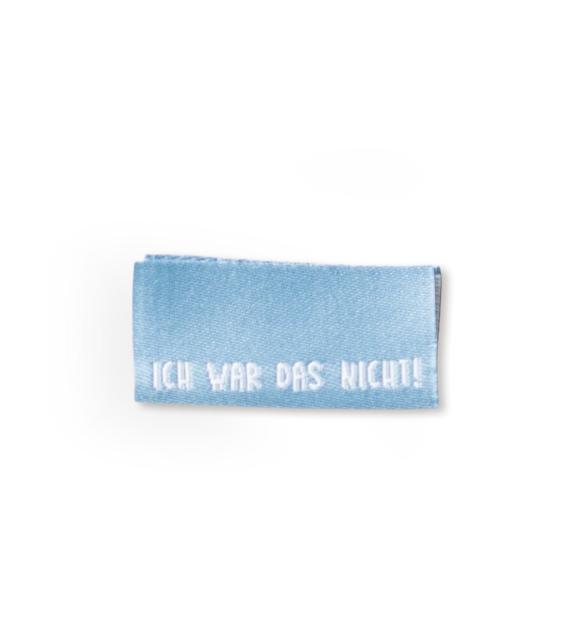 Klapp-Weblabel - ich war das nicht *blau* - Paul & Clara