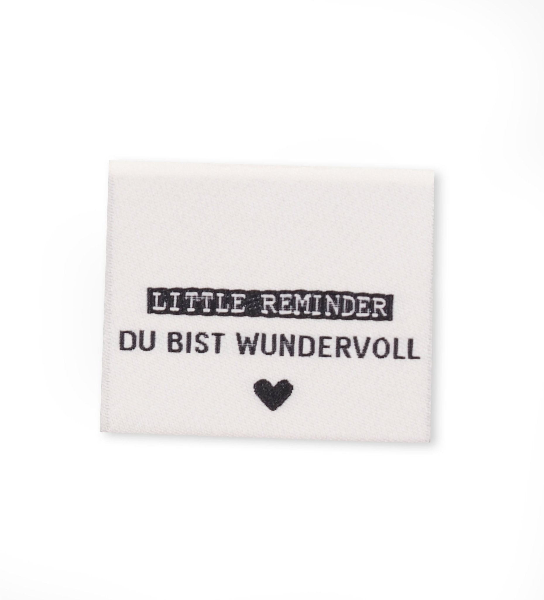 Klapp - Weblabel *little reminder - du bist wundervoll* - Paul & Clara