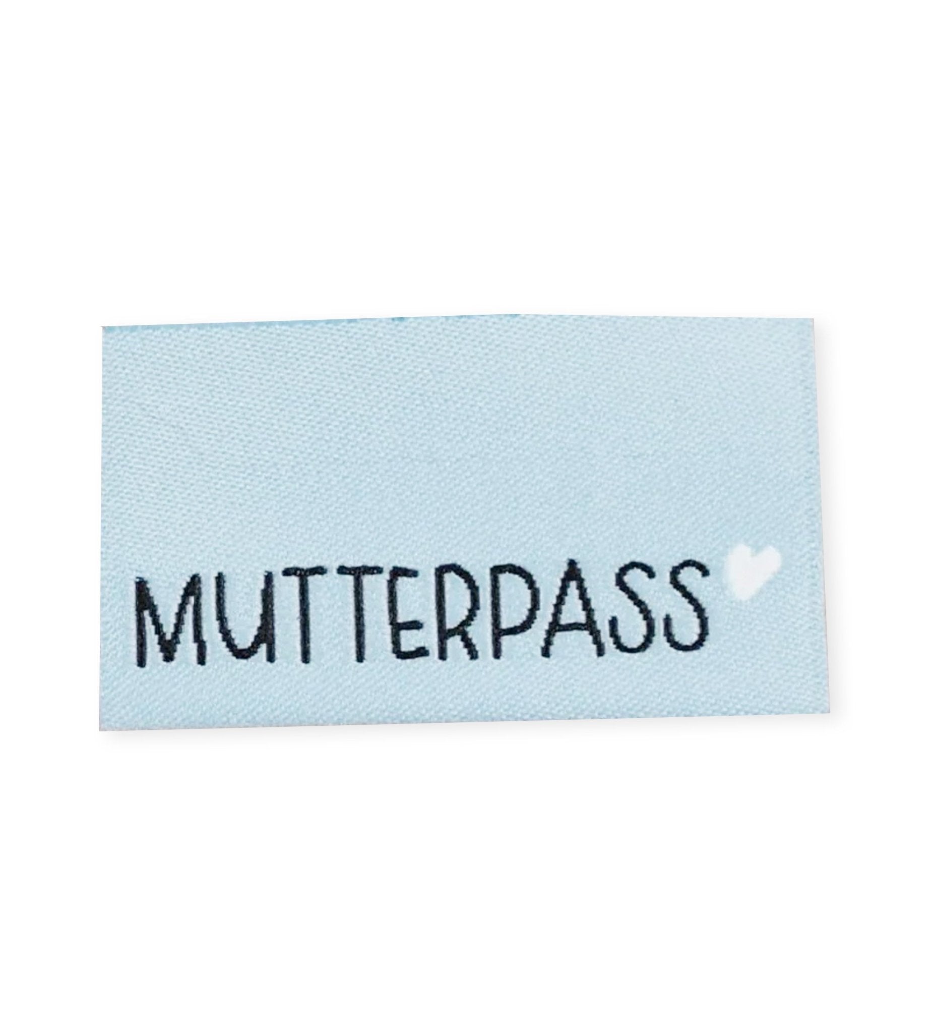 Klapp - Weblabel *Mutterpass* Blau - Paul & Clara