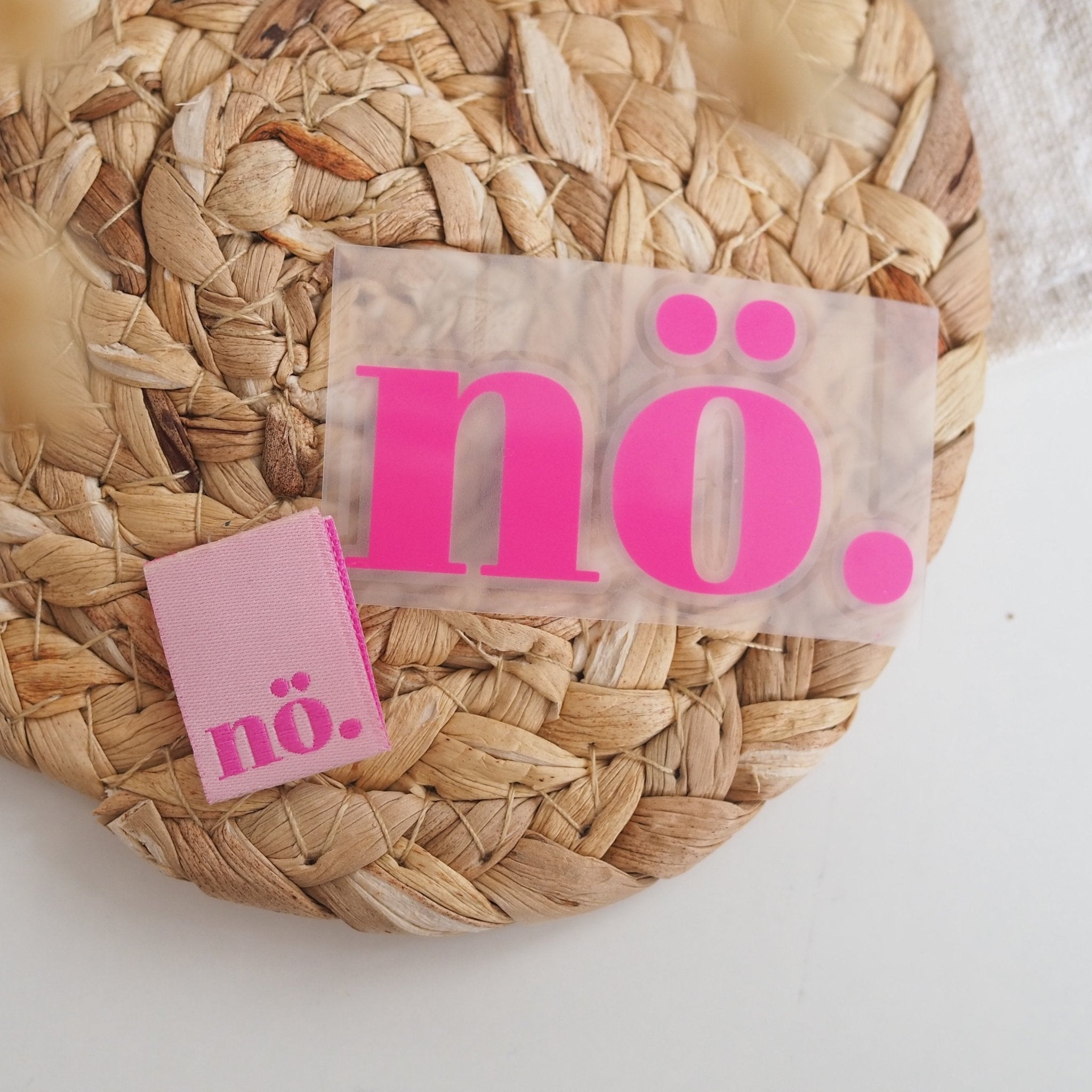 Klapp - Weblabel *nö* neonpink - Paul & Clara