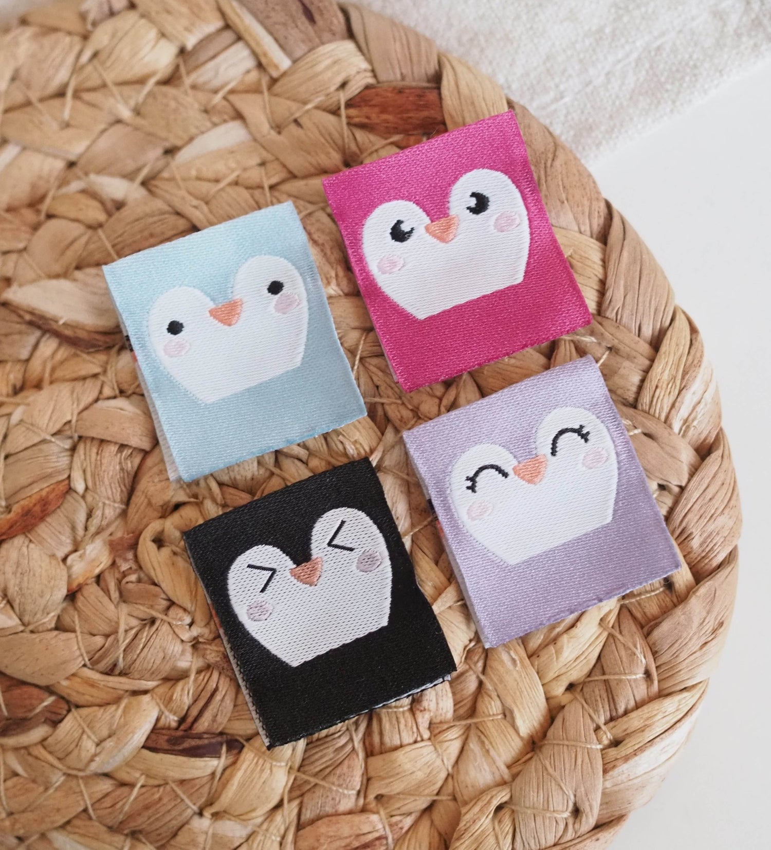 Klapp - Weblabel - Pinguin *4er - Set* - Paul & Clara